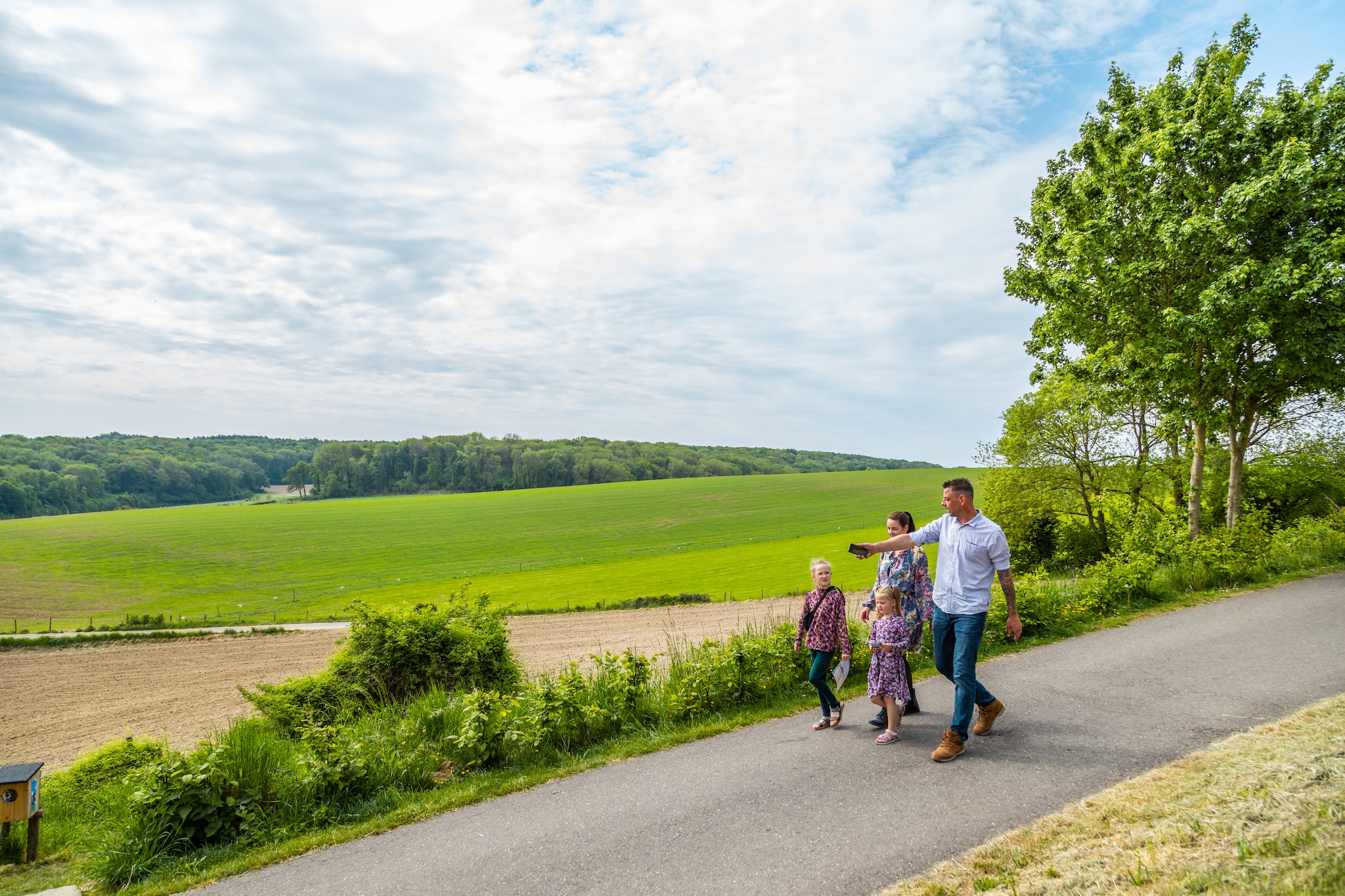 Resort Gulperberg 1-Gebieden zomer 1km