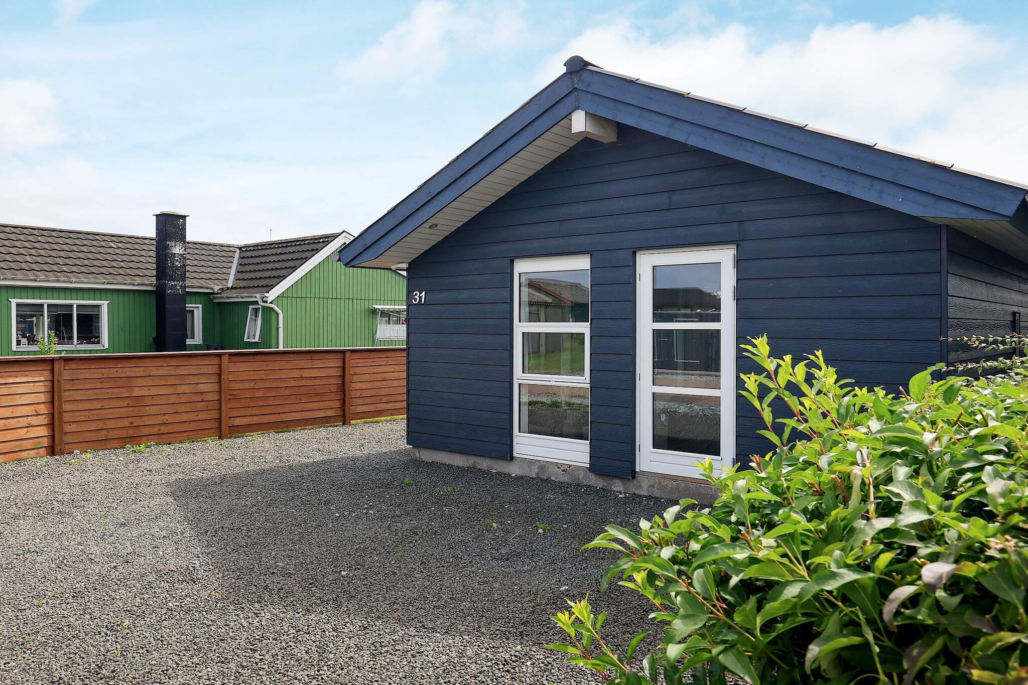 Internet Access DSL, Kitchen(stove(induction), coffee machine, microwave, dishwasher, fridge-freezer), Living/bed room(TV), bedroom(double bed), bedroom(double bed), bathroom(washbasin, shower, toilet), balcony or terrace, heating(electric), garden furniture, deckchairs, air to air heatpump