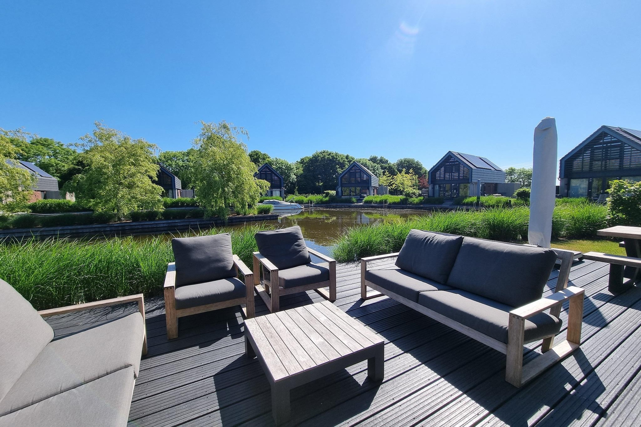 Watervilla Tsien-Terrasse/Balkon