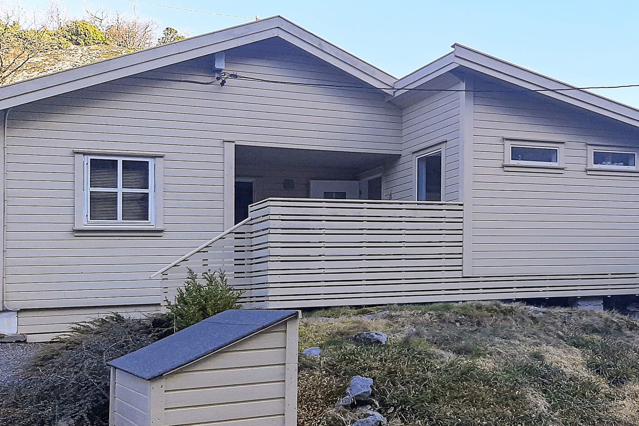 8 Personen Ferienhaus in lyngdal-By Traum - Im Freien