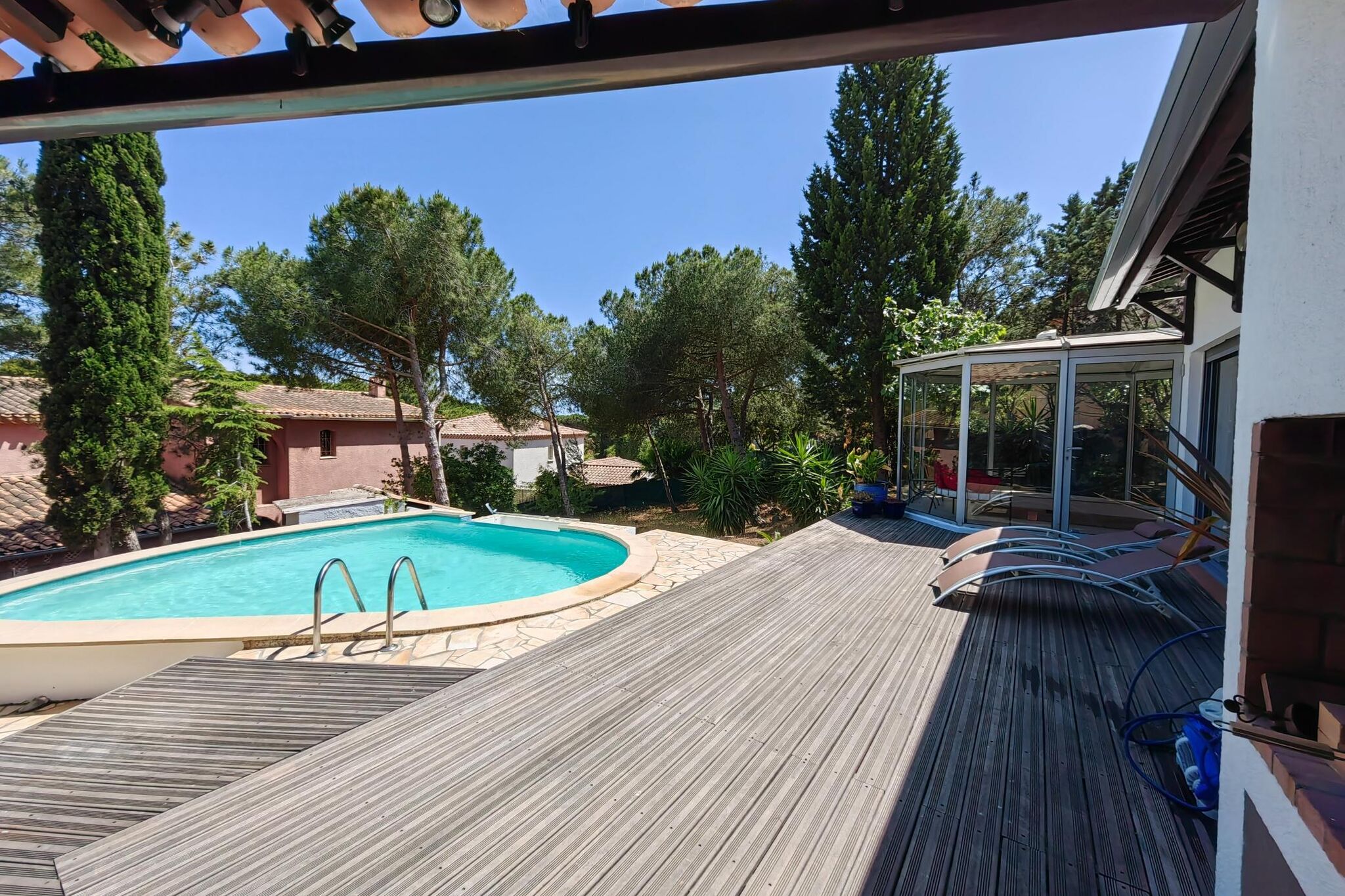 Spacious holiday home in Agde with hot tub