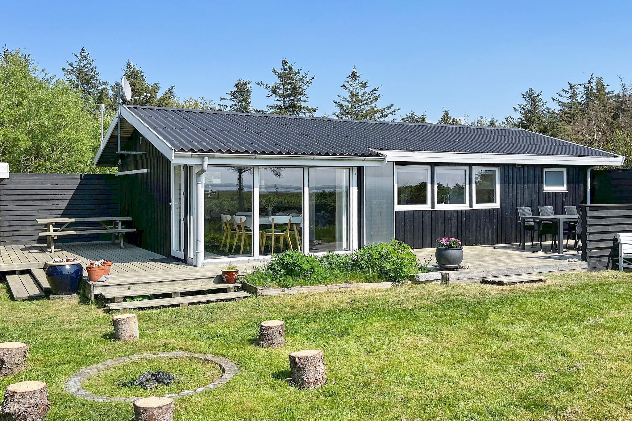 Maison de vacances pour 6 a Thyholm-By Traum - Extérieur