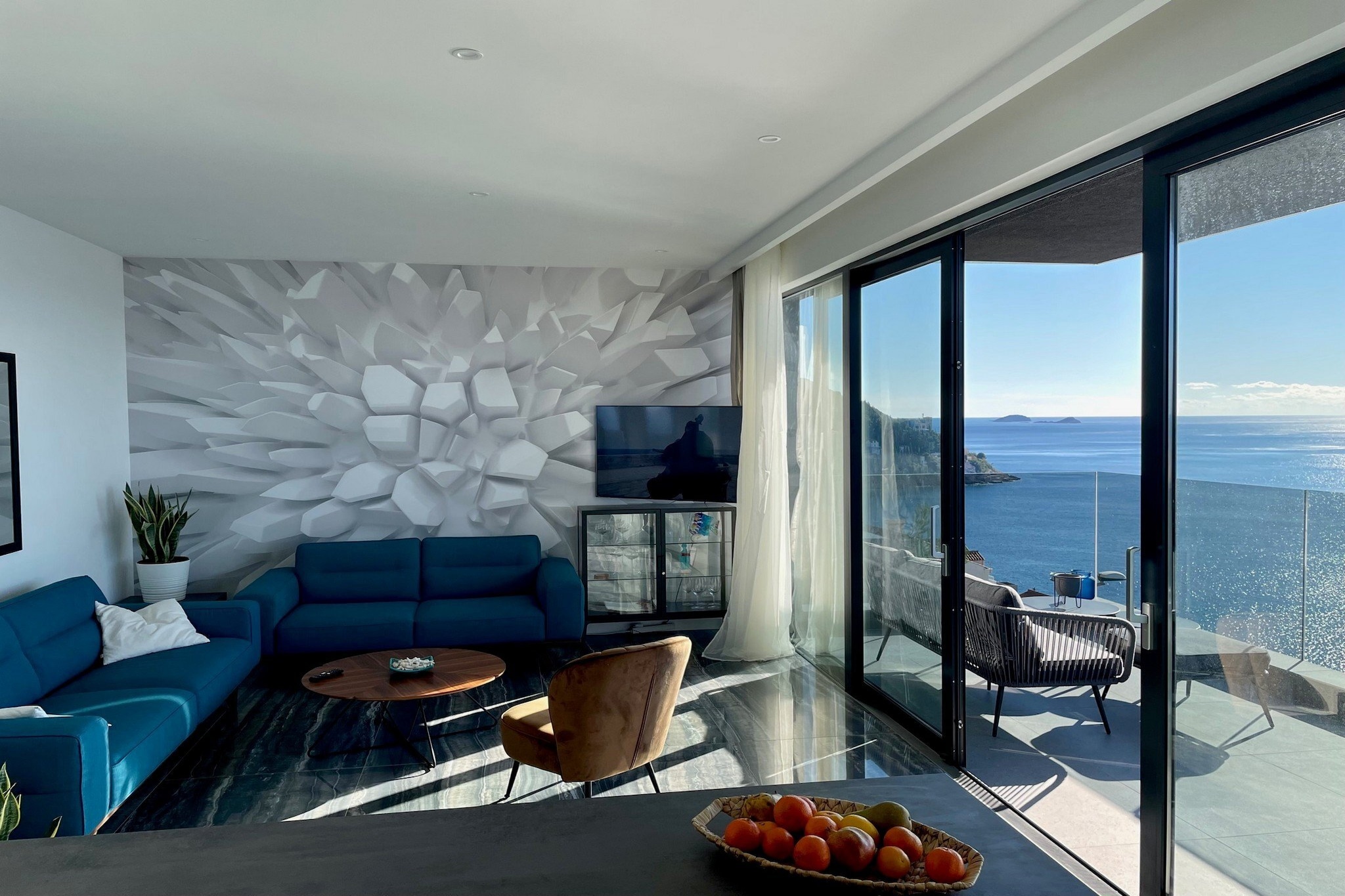 Apartments Fortes Fortuna is located in the exclusive PloÄe area.This is the most attractive area of Dubrovnik beside the historical center. You can easily reach the Old Town in 10 - 15 minutes walking.
Spacious terrace that overlooks the sea and beautiful old tow Dubrovnik is at your disposal, which makes this place a perfect spot for a nice and relaxing family or friends vacation. Free Wifi is available throughout the property. Washing machine, iron and ironing board are at your disposal.
Private parking in gurage is provided, reservation is not required.
Pets are not allowed.
Baby cot is available upon request.
This two bedroom apartment with terrace and sea view can accommodate up to five people. It features air conditioning as well as Internet enabled LCD TV. The open space living room comes with sofa and sitting area, and it's combined with the equipped kitchen and dining area. The private bathroom comes with shower and toilet.
Free toiletries, hair dryer as well as linens and towels are at your disposal.
This apartment is on the secound floor.
Several beaches, including the famous Banje City beach (500 m), as well as a wide variety of restaurants and bars, a number of grocery stores and bakeries are also located nearby within the PloÄe/Old town area, and are easily accessible by foot. The cloesest market is 30 m away.
Airport is 18 km away, while bus stop for local buses is only 50 m away.