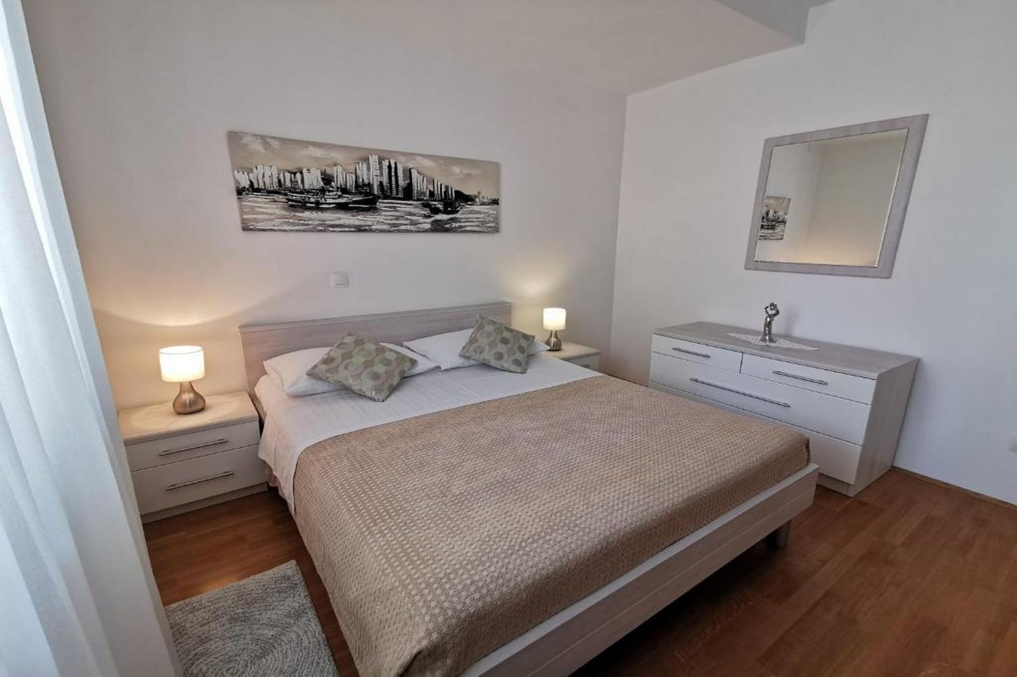 Studio Apartment Feather - Studio Apartment with Terrace-Bedroom