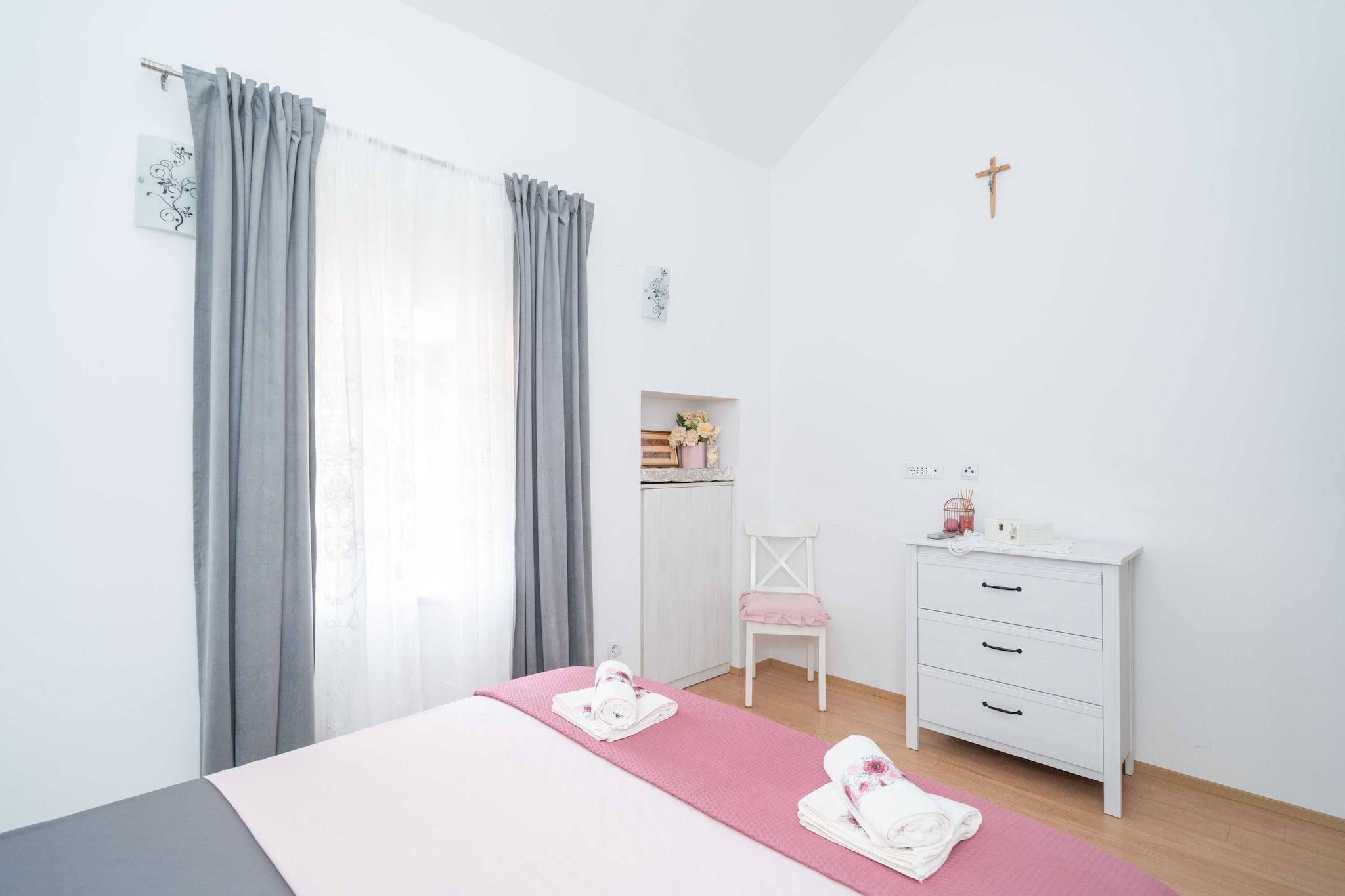 Holiday Home Majkovi - Three Bedroom Holiday Home with Swimming Pool-Slaapkamer