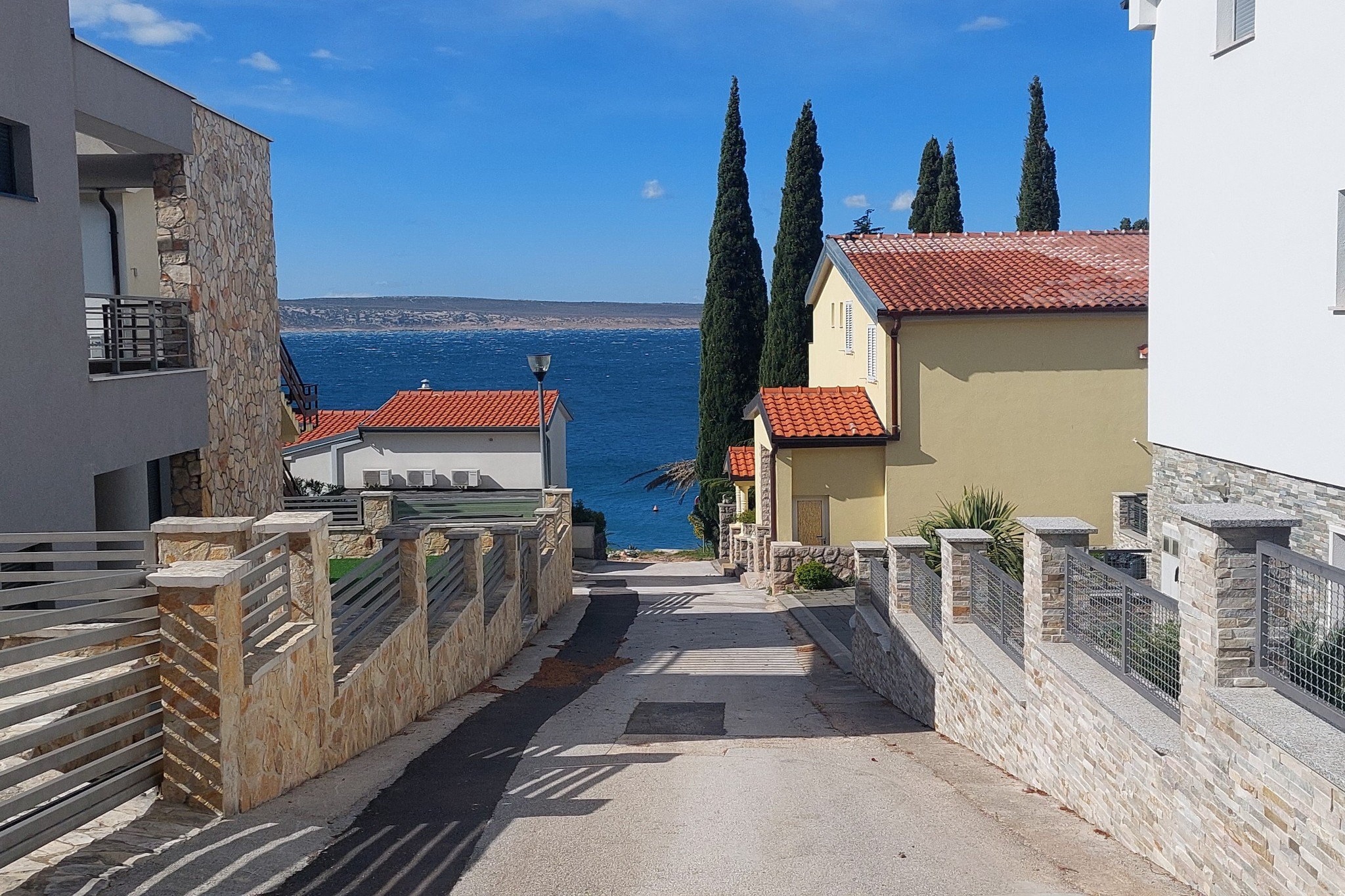 Apartments Smokvica - Superior One Bedroom Apartment with Balcony with Sea View (Apartment 2)-Uitzicht