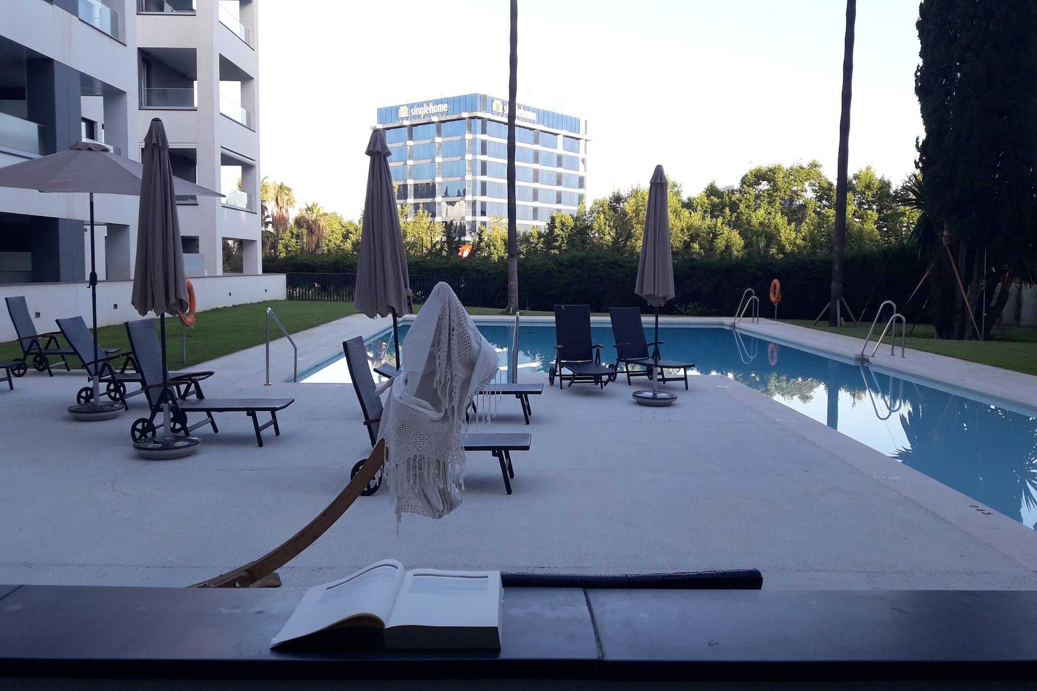This is a modern yet classic holiday home in a top location in Marbella, Spain. The apartment is in the urbanisation with a shared swimming pool for refreshing dips, a shared garden where you can relax and unwind and a shared fitness room for burning out the extra calories. This apartment is ideal for a small family vacation.
Enjoy shopping 400 m away from the property. The restaurant Bella Napoli 350 m offers mouth-watering delicacies. The parking facility is available 400 m away. Also, there are many interesting tourist sights to visit. 
This is a first floor apartment with a living room offering a TV, seating area where you can watch the shows or admire the surroundings from the balcony. The air-conditioning will keep the house cool in the hot and humid climate. You can park your cars here safely.