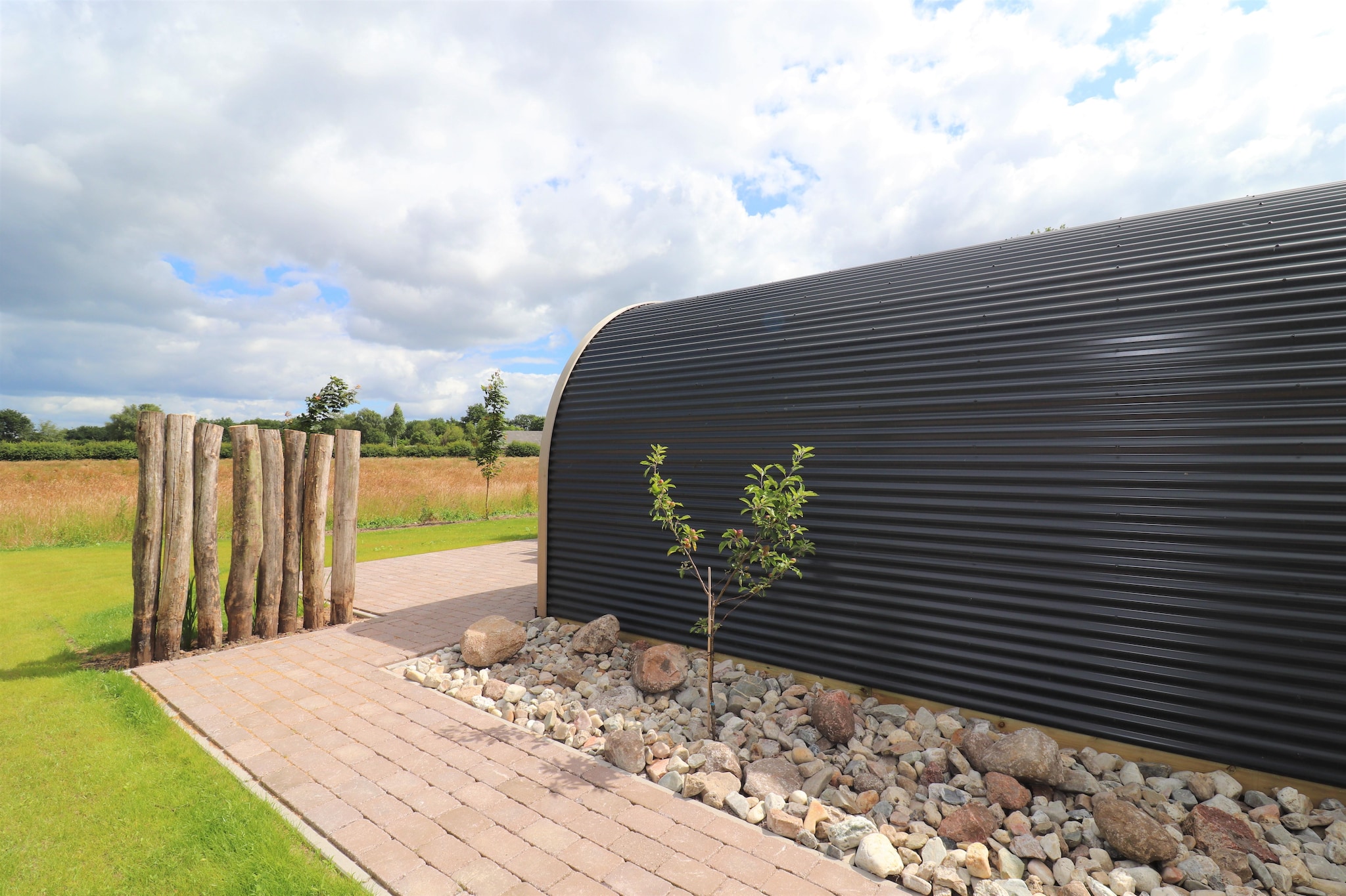 Natuurlodge Tureluur 2p - Buitenkant zomer