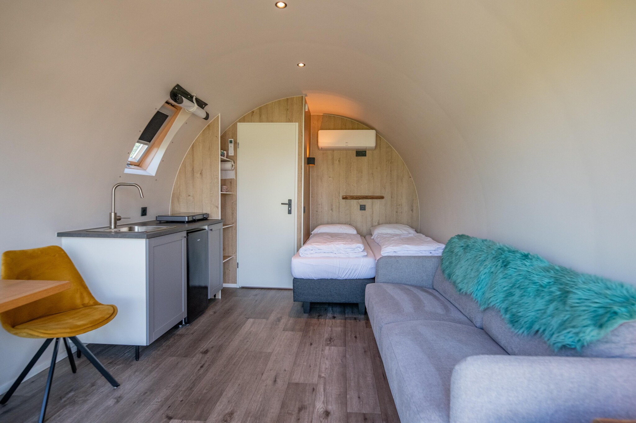 Natuurlodge Tureluur 2p - Woonkamer