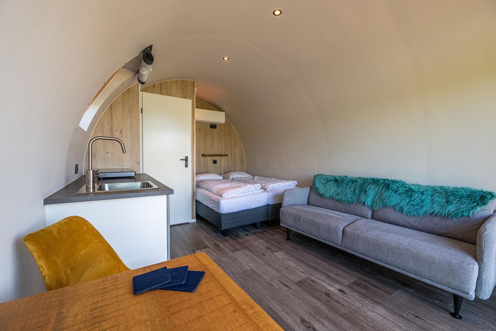 Natuurlodge Tureluur 2p - Woonkamer