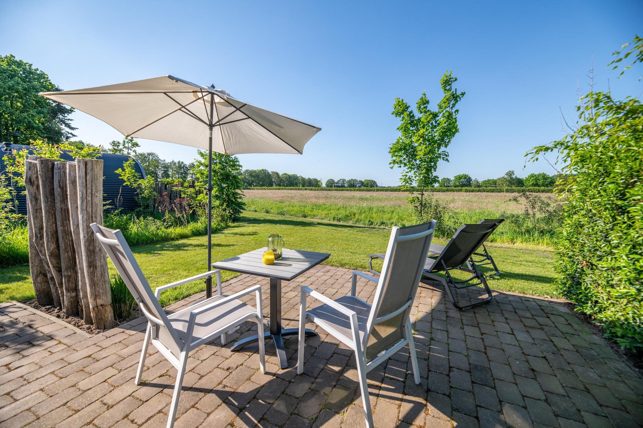 Natuurlodge Tureluur 2p - Terrasbalkon