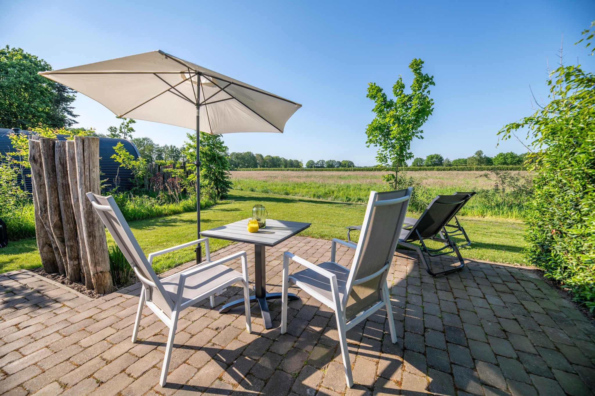 Natuurlodge Tureluur 2p - Terrasbalkon