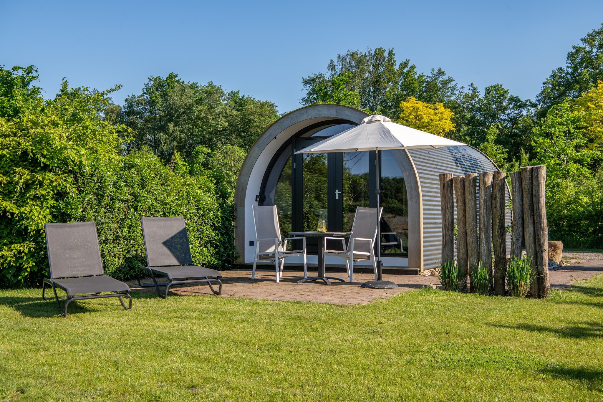 Natuurlodge Tureluur 2p - Tuinen zomer