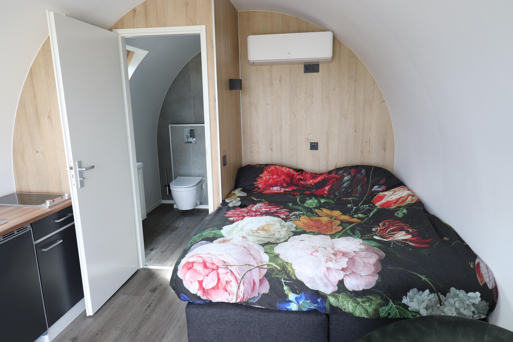 Natuurlodge Graspieper 2p - Slaapkamer