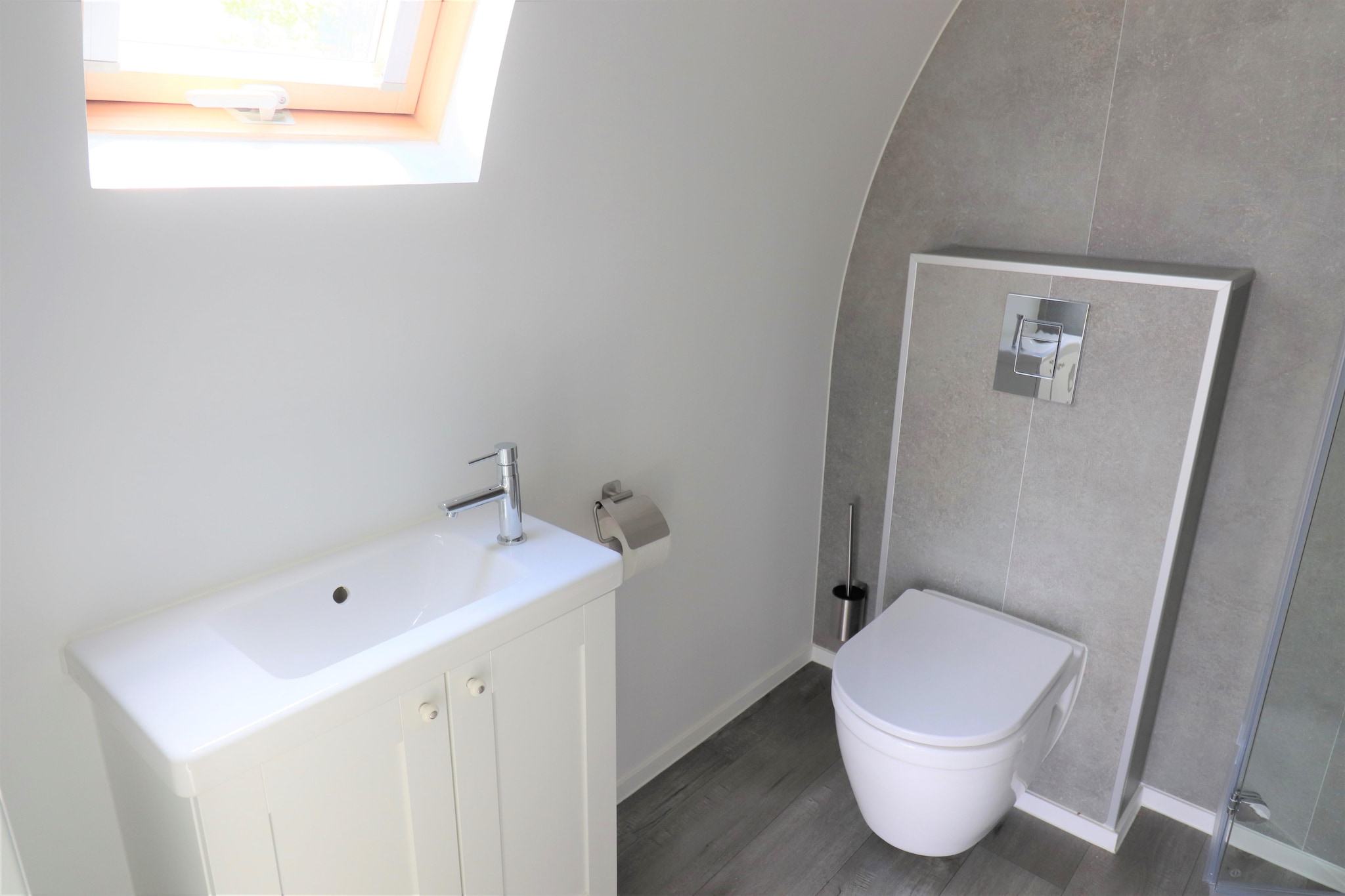 Natuurlodge Graspieper 2p - Badkamer