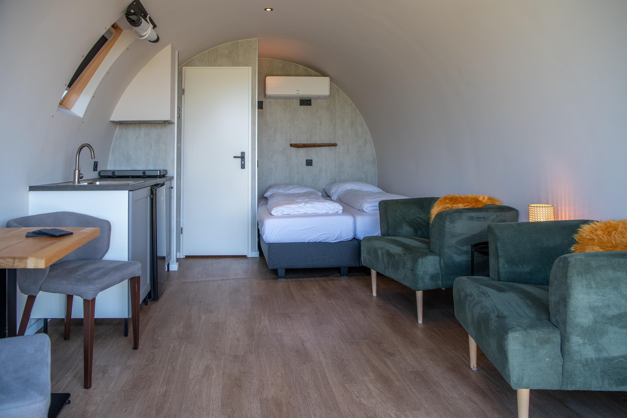 Natuurlodge Graspieper 2p - Eetkamer