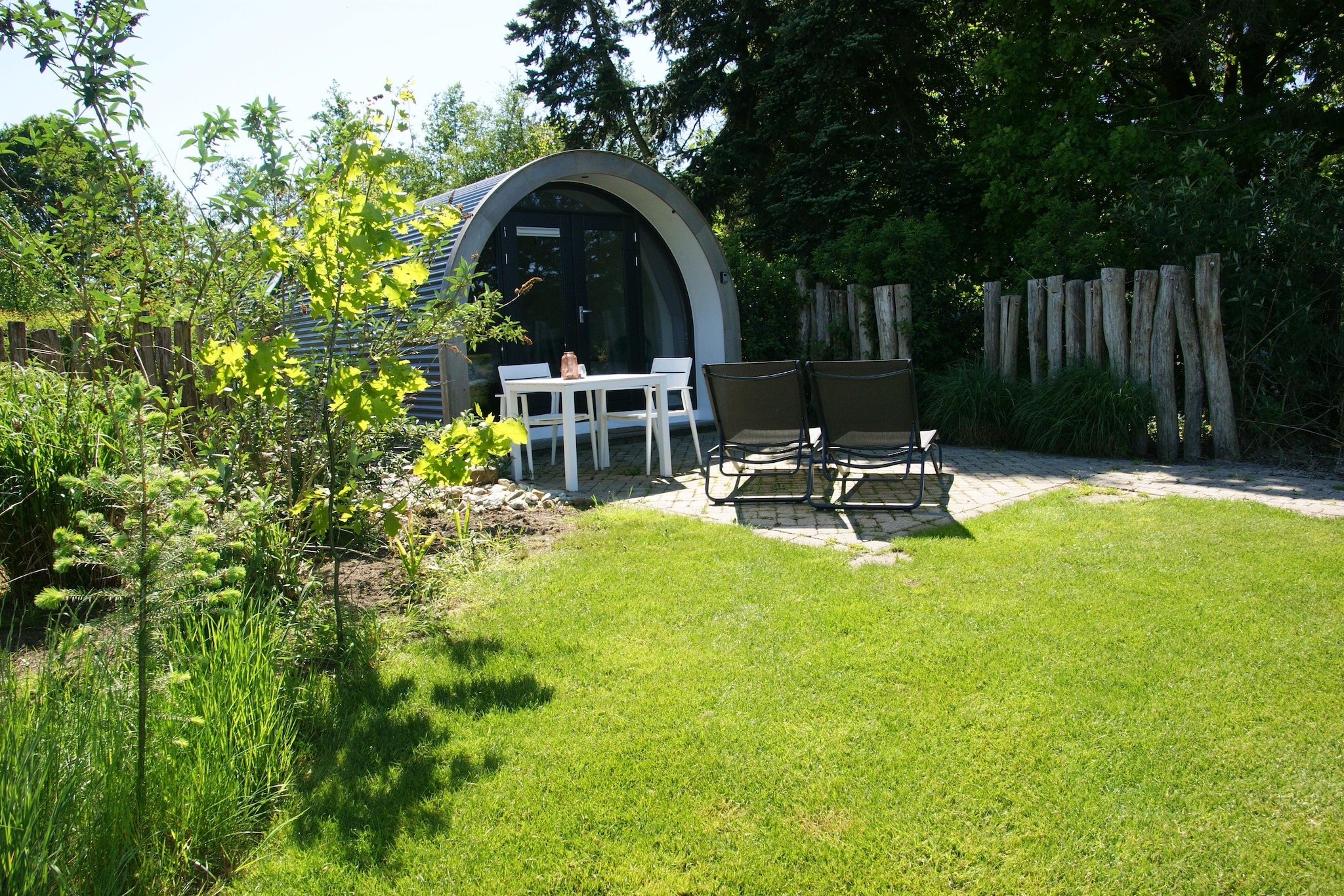 Wellness lodge Wulp 2p - Tuinen zomer