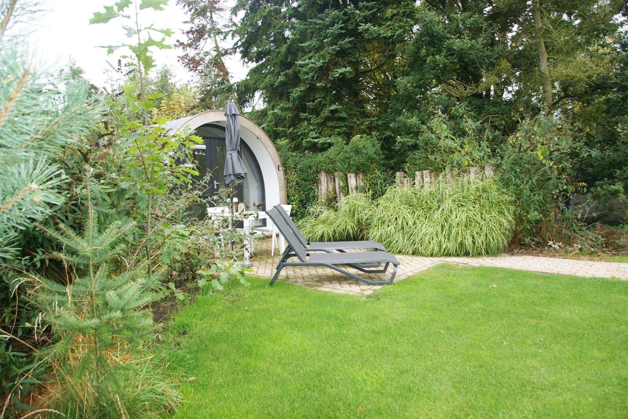 Wellness lodge Wulp 2p - Tuinen zomer