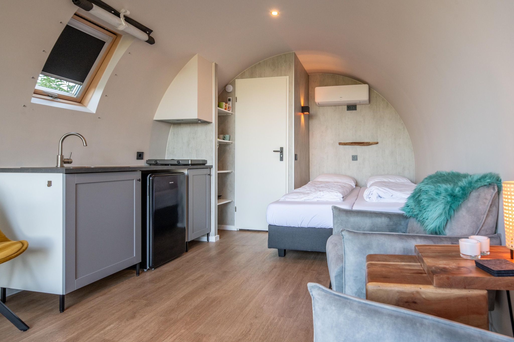 Wellness lodge Wulp 2p - Slaapkamer