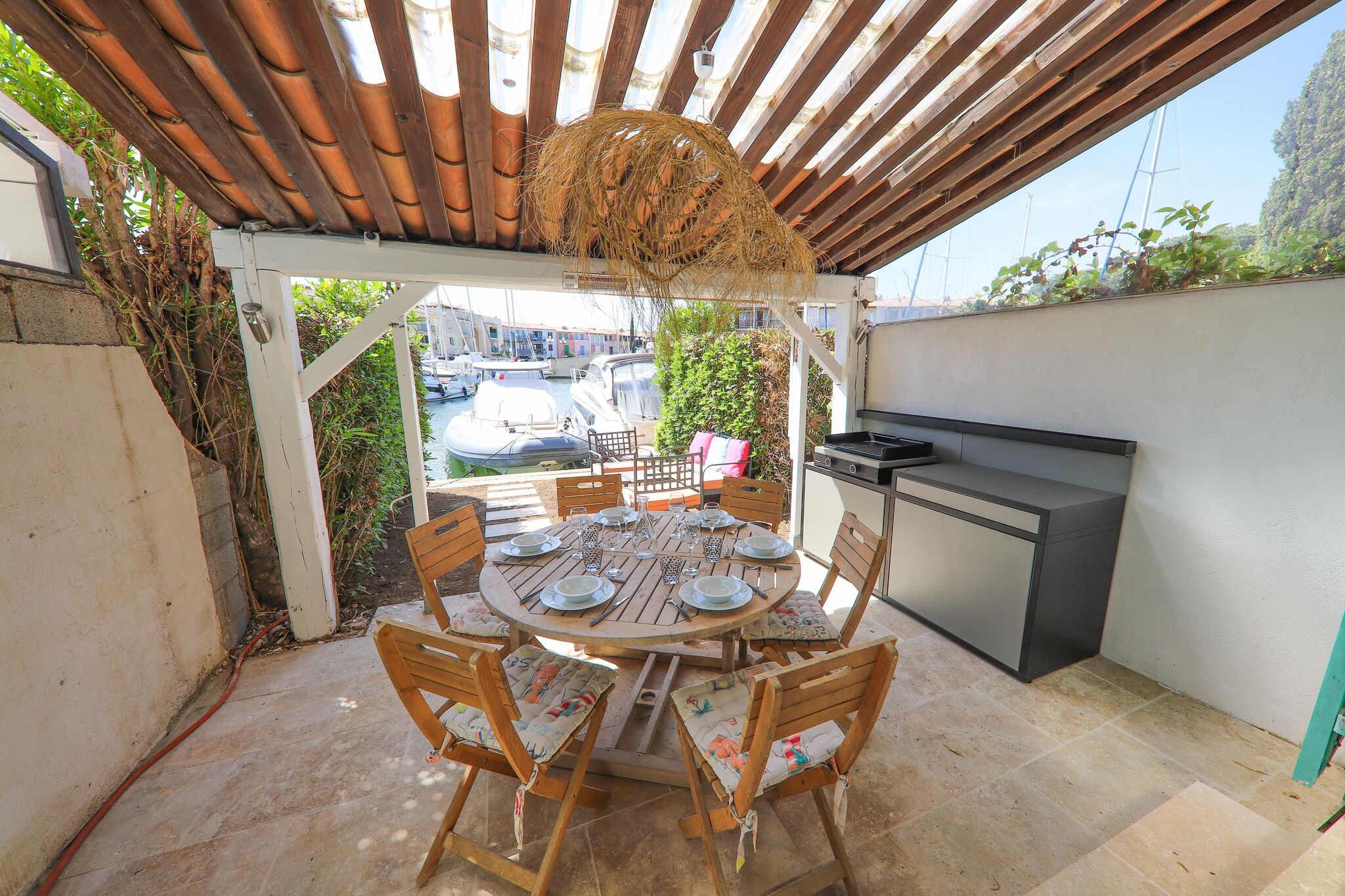Attractive holiday home in Port Grimaud with jetty
