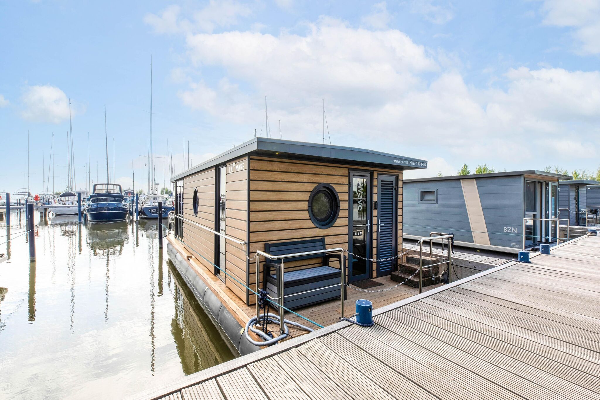 Komfortables Hausboot in Volendam Marina