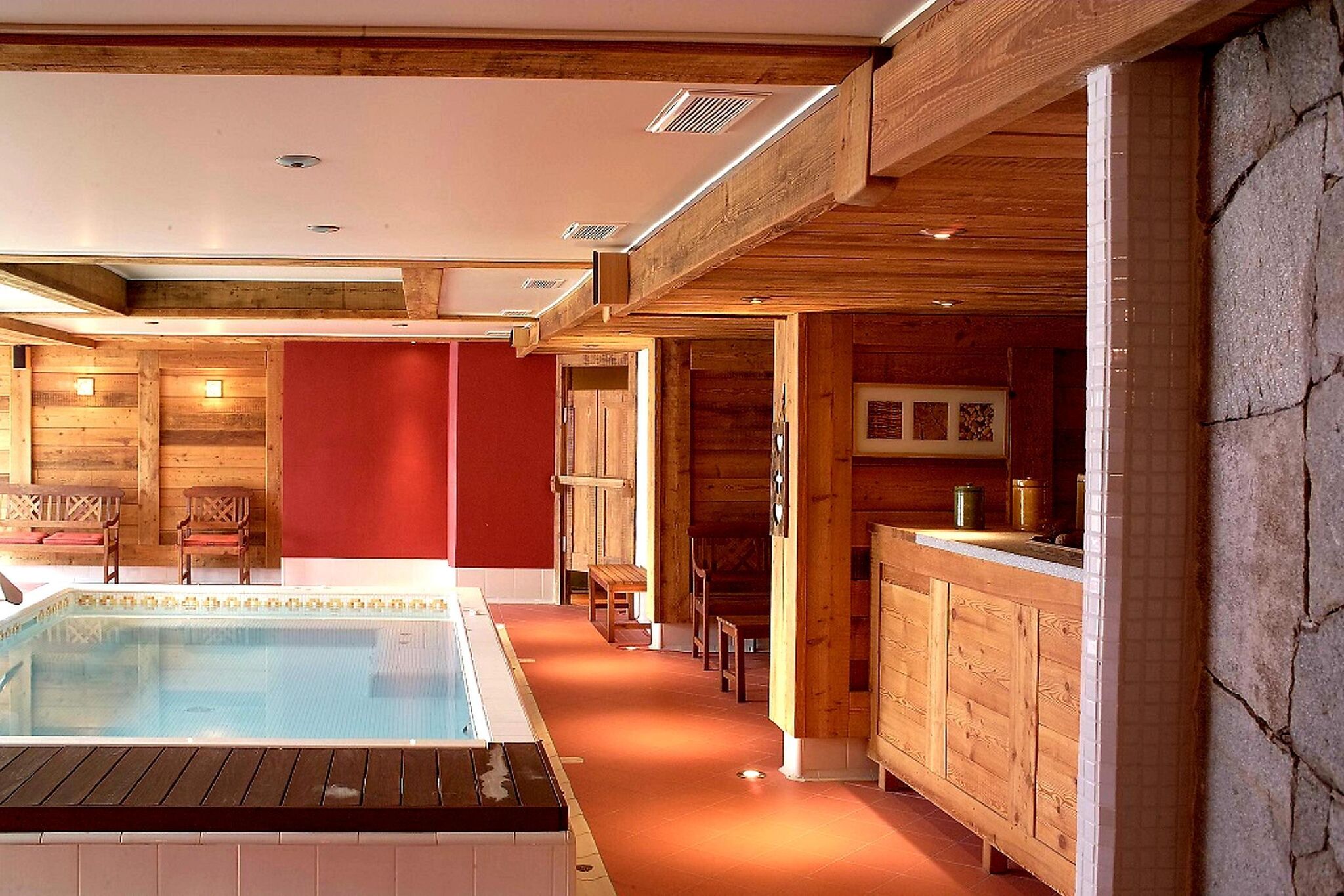 Bel appartement au Monêtier-les-Bains avec sauna commun