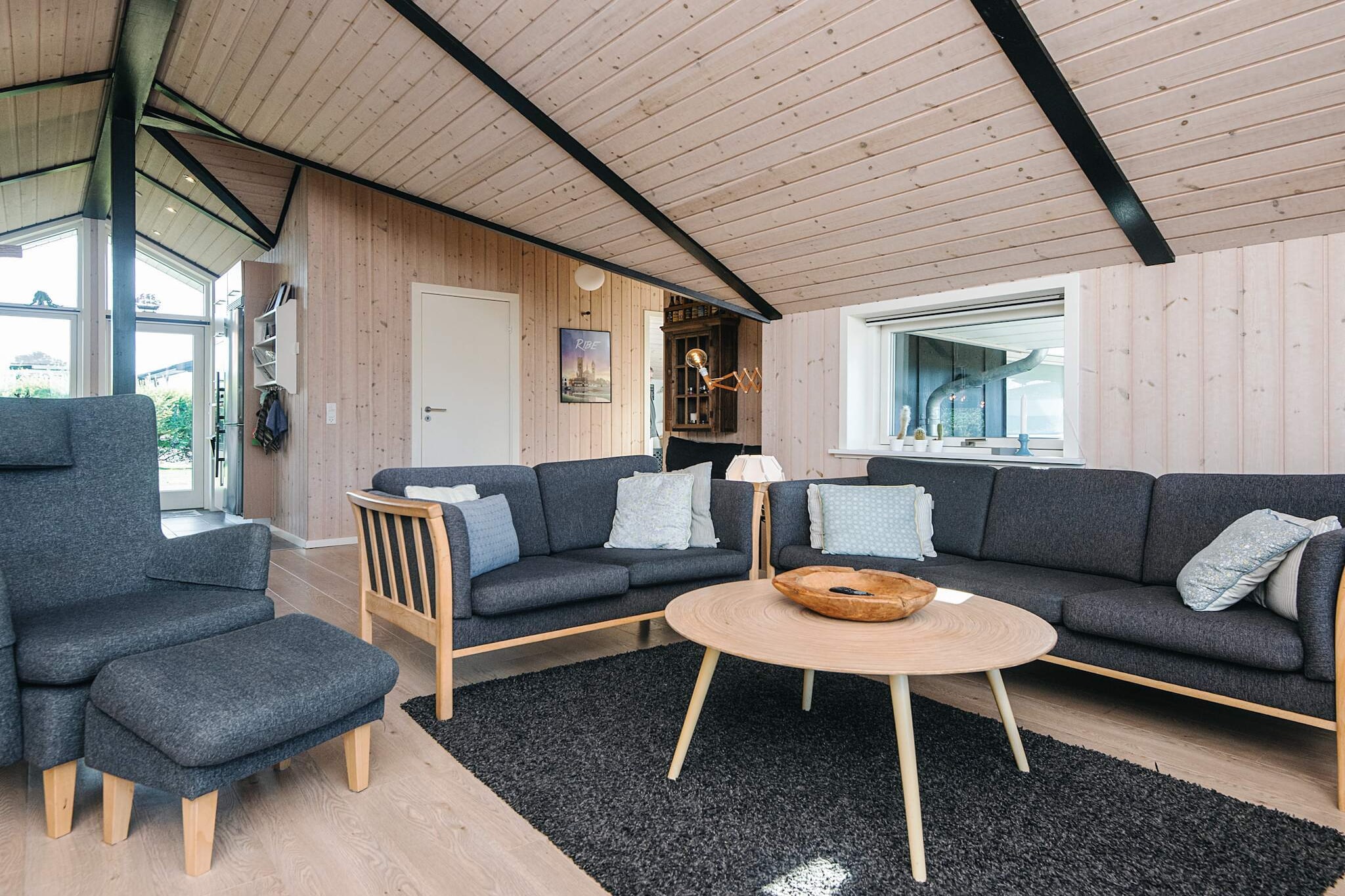 Luxe vakantiehuis met 7 gastenverblijven in Hejls - Binnen