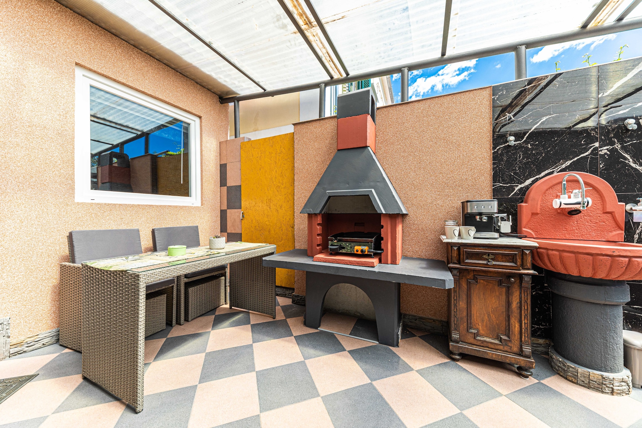 Apartments Keka - Studio Apartment-Terras