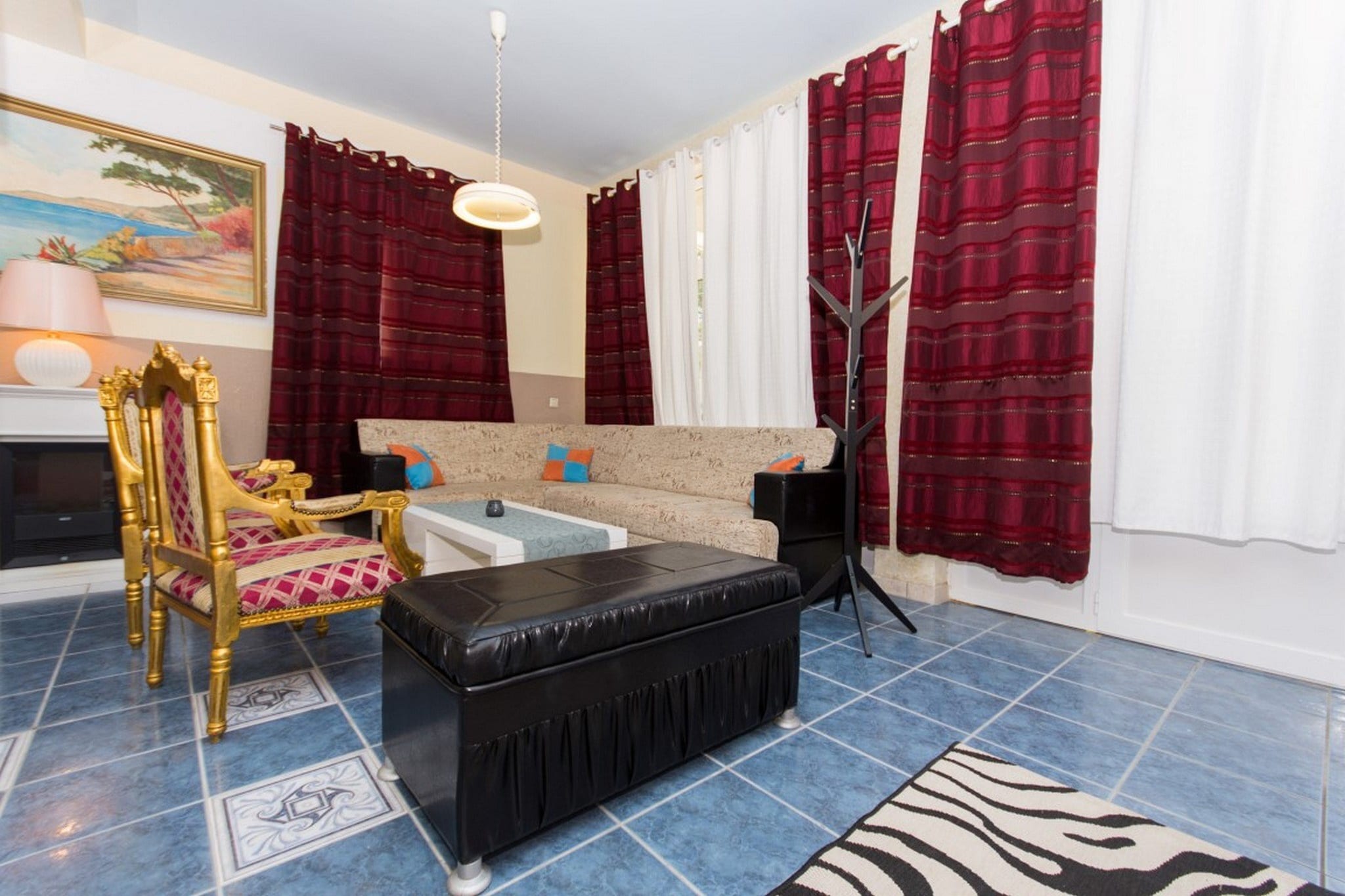 Villa Stil is located in Okrug Gornji located in the beautiful traditional village Okrug Gornji on the Island of ÄŒiovo. Villa Stil is located only 350 m from the beach.
Spacious terrace fitted with sun beds and parasols as well as a common seasonal outdoor swimming pool and a shared garden are at your disposal.
Free private parking is provided, reservation is not needed.
Pets are not allowed.
Baby cot is available upon request.
This two bedroom apartment with terrace and sea view is perfectly fit for up to four people. It features free air conditioning as well as LCD TV. The open space living room comes with sofa and sitting area, and it's combined with the equipped kitchen and dining area. The private bathroom comes with shower and toilet.
Hair dryer as well as linens and towels are at your disposal.
By virtue of property's advantageous location, situated just 350 m from the restaurant and 350 m from the beach and bus stop, guests can find everything they need for every day life during their vacation in the vicinity of apartment. The closest super market is only 350 m away.
Split airport is only 4.60 km away.