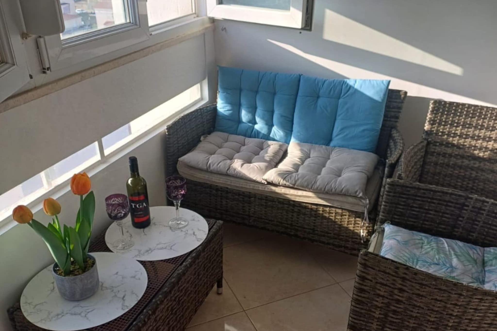Apartment Alba - Three Bedroom Apartment with Loggia-Küche