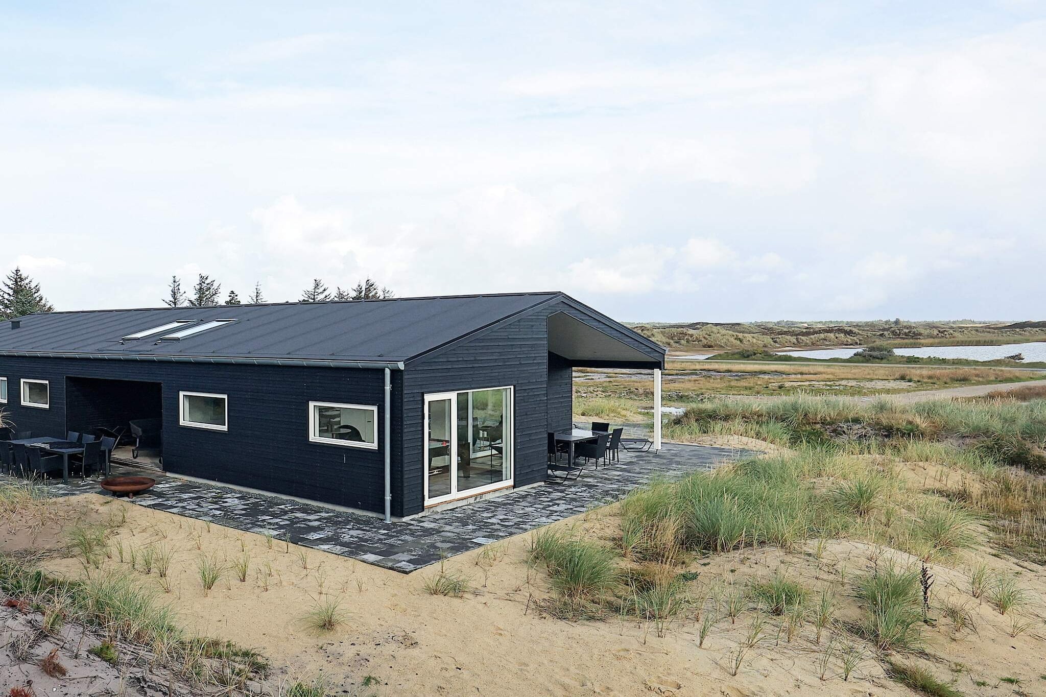 Modern toevluchtsoord in Graerup - Waterzicht
