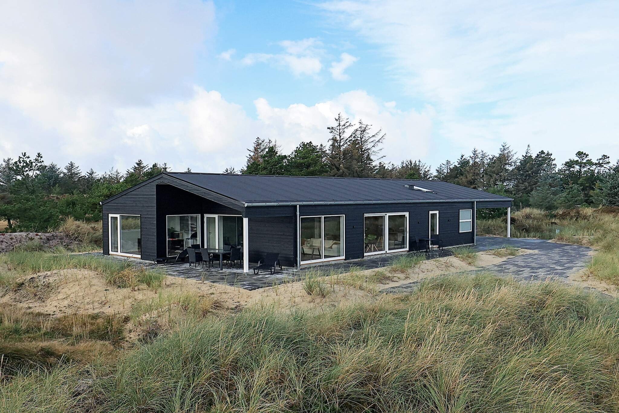 Modern toevluchtsoord in Graerup - Uitzicht