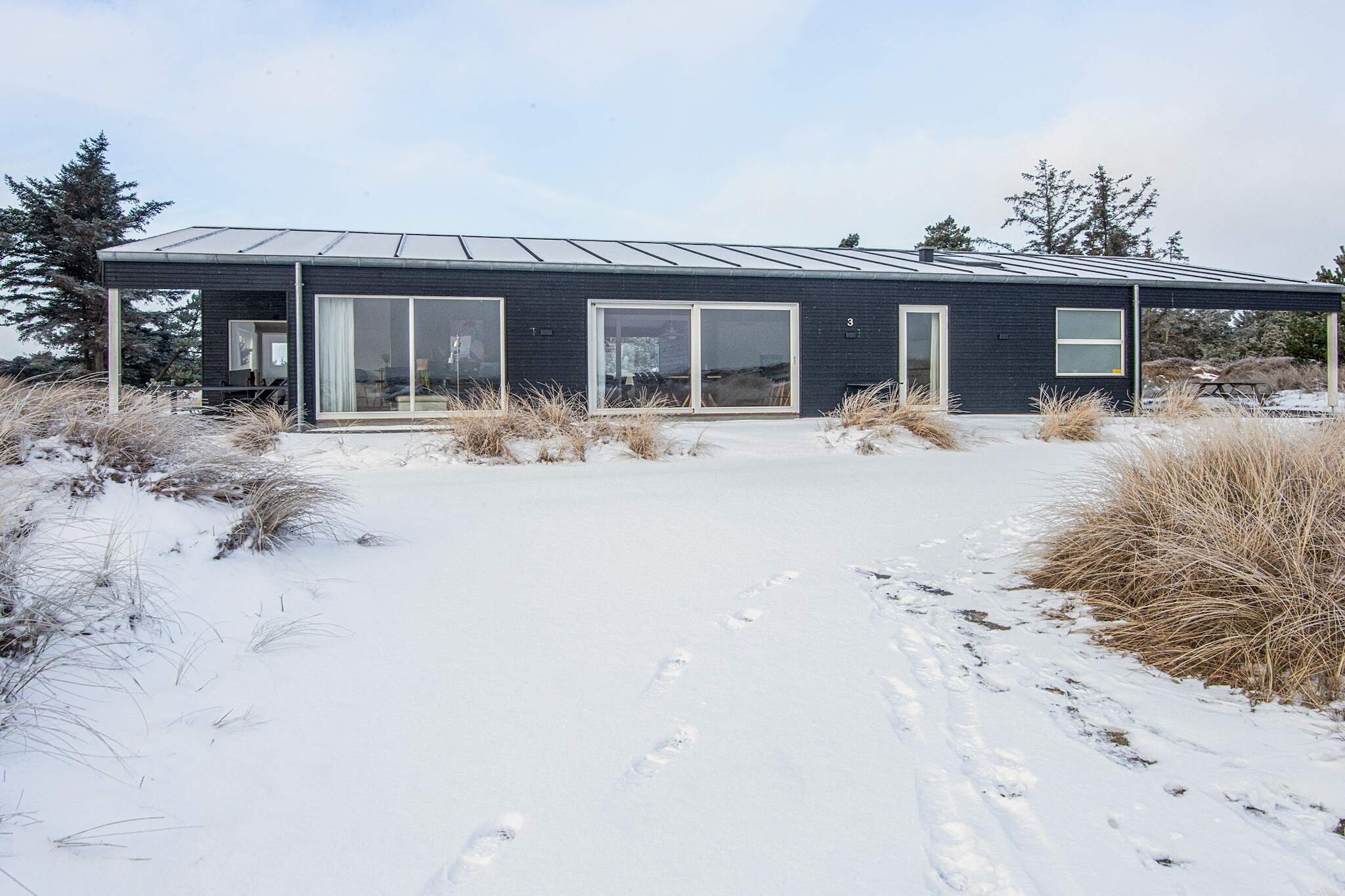 Modern toevluchtsoord in Graerup - Uitzicht