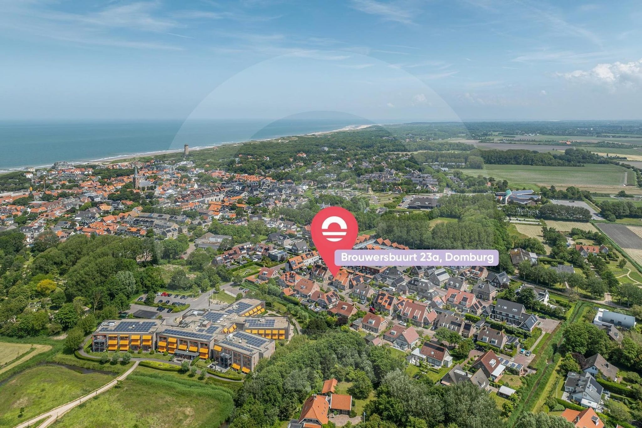 Brouwersbuurt 23a  Domburg - Gebieden zomer 5km