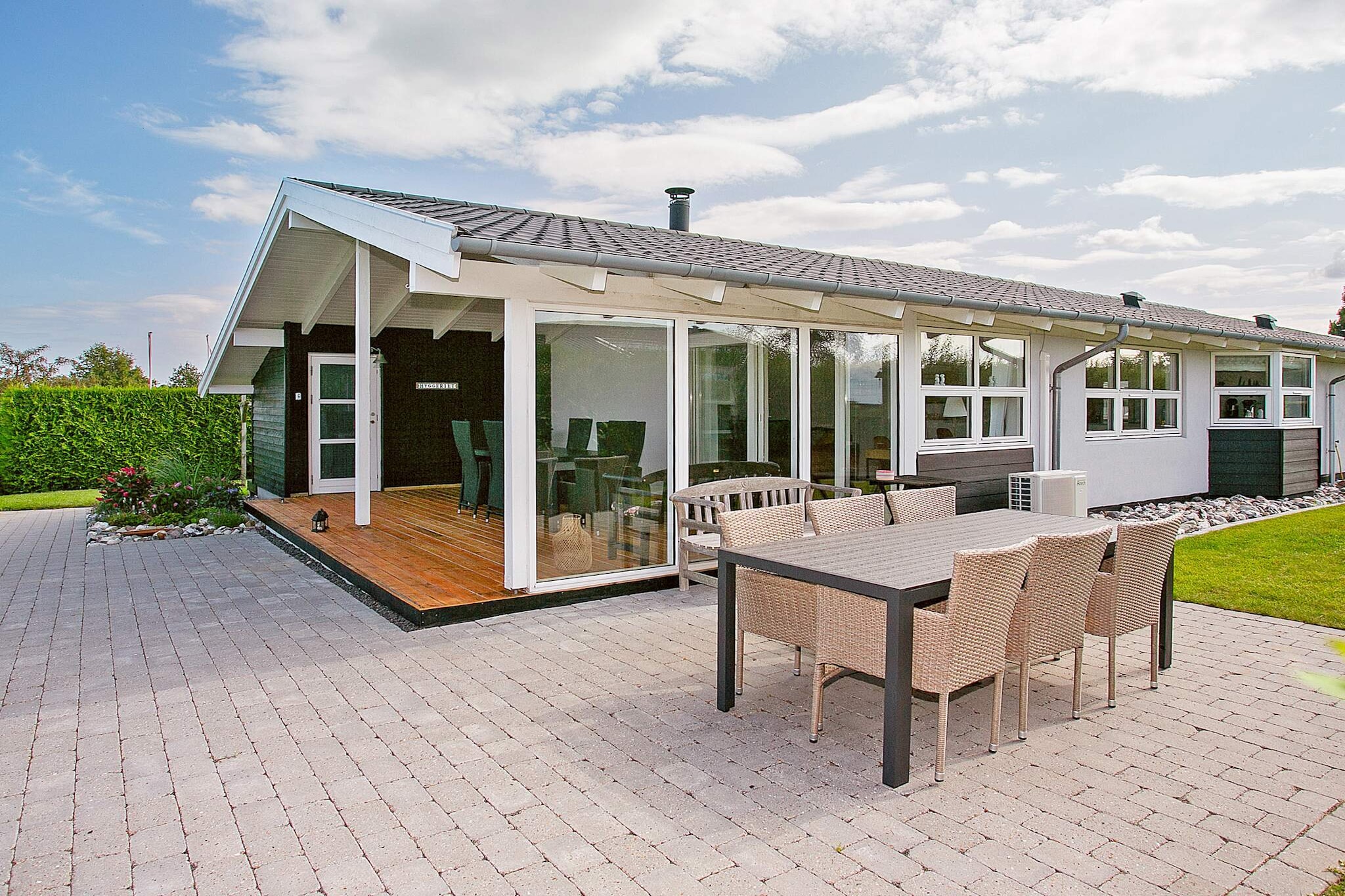 Holiday home with Baring Vig view