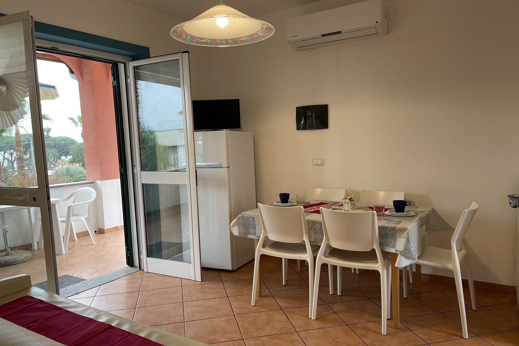 An optional utilities and service fee of EUR 50,00 will be charged before your arrival. Details are given below.<br> Stay in this nice and cosy holiday home in Loano. This place is surrounded by a green environment which can be enjoyed on the balcony/terrace of this home. There is a shared swimming pool for enjoying refreshing dips. The home is an ideal vacation stay for friends or families. Start your morning with a nice walk in the forest 400 m away. The property is close to the many sea beaches, the nearest one is Loano Beach 1.3 km away. The other beaches are also worth spending time in the sun. A day trip to the Don Leone Grossi Park 900 m away is quite possible. There is a Prince's Garden 1.3 km away. The air-conditioning indoors ensures the house is cool in the sunny weather. You can listen and dance to the tunes of music with a wireless music system that is mobile and can be placed anywhere. Close the day with a drink of your choice on the terrace. There is a parking facility available. <br><b> Optional Utilities & Service Package </b><br><b> An optional utilities and service package of EUR 50,00 </b> can be selected prior to your arrival. You will receive a separate communication with the payment link should you wish to include it.<br>This package ensures a seamless stay and conveniently covers services such as final cleaning, utility consumption, service support, and protection against minor damages or incidental costs during your stay.<br>Guests who prefer may manage these services independently, provided the property is returned in good order at check-out.