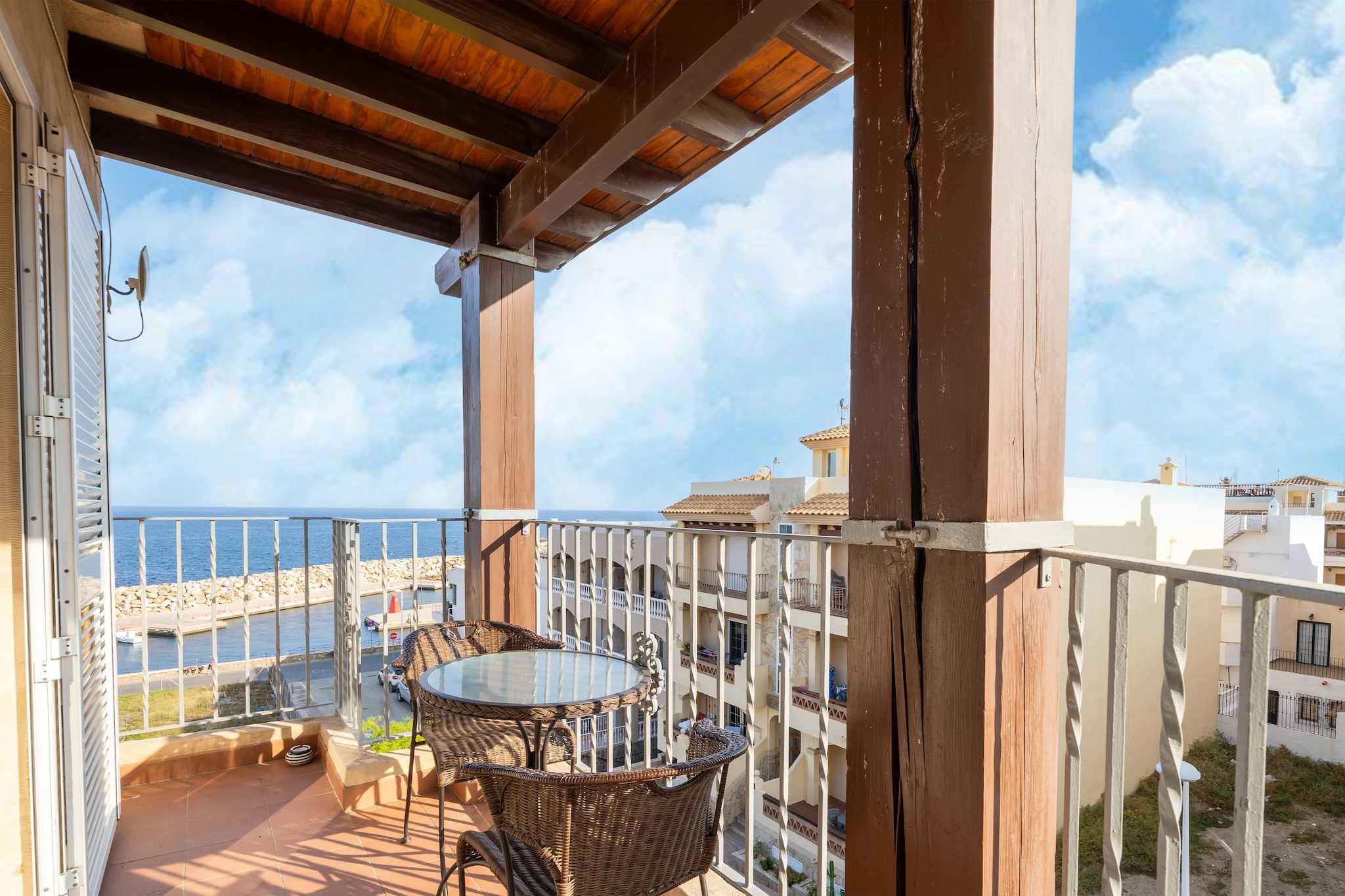 Apartamento vista Mar-Terrasbalkon