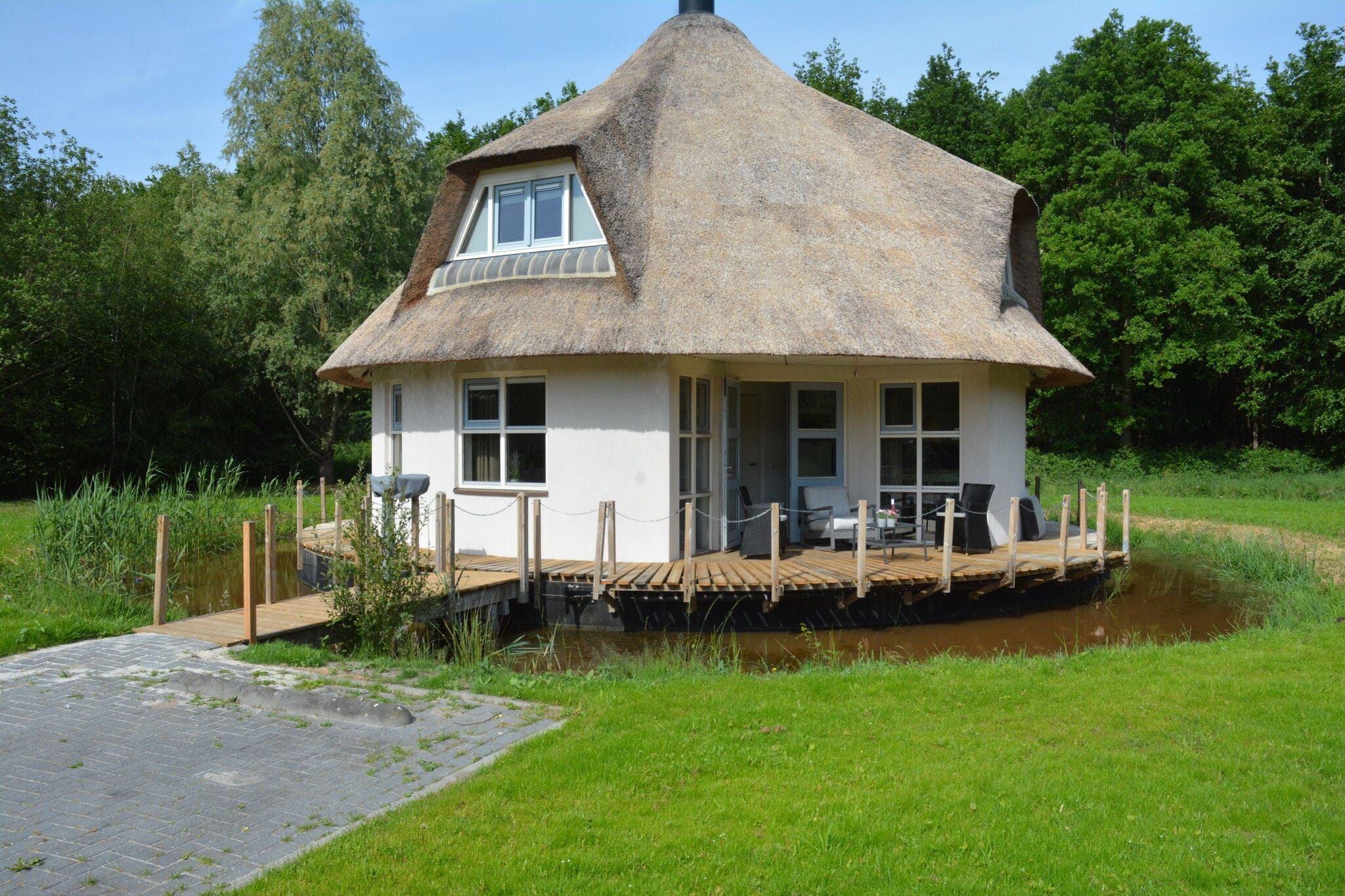 Maison de vacances unique à Noordwolde avec jardin