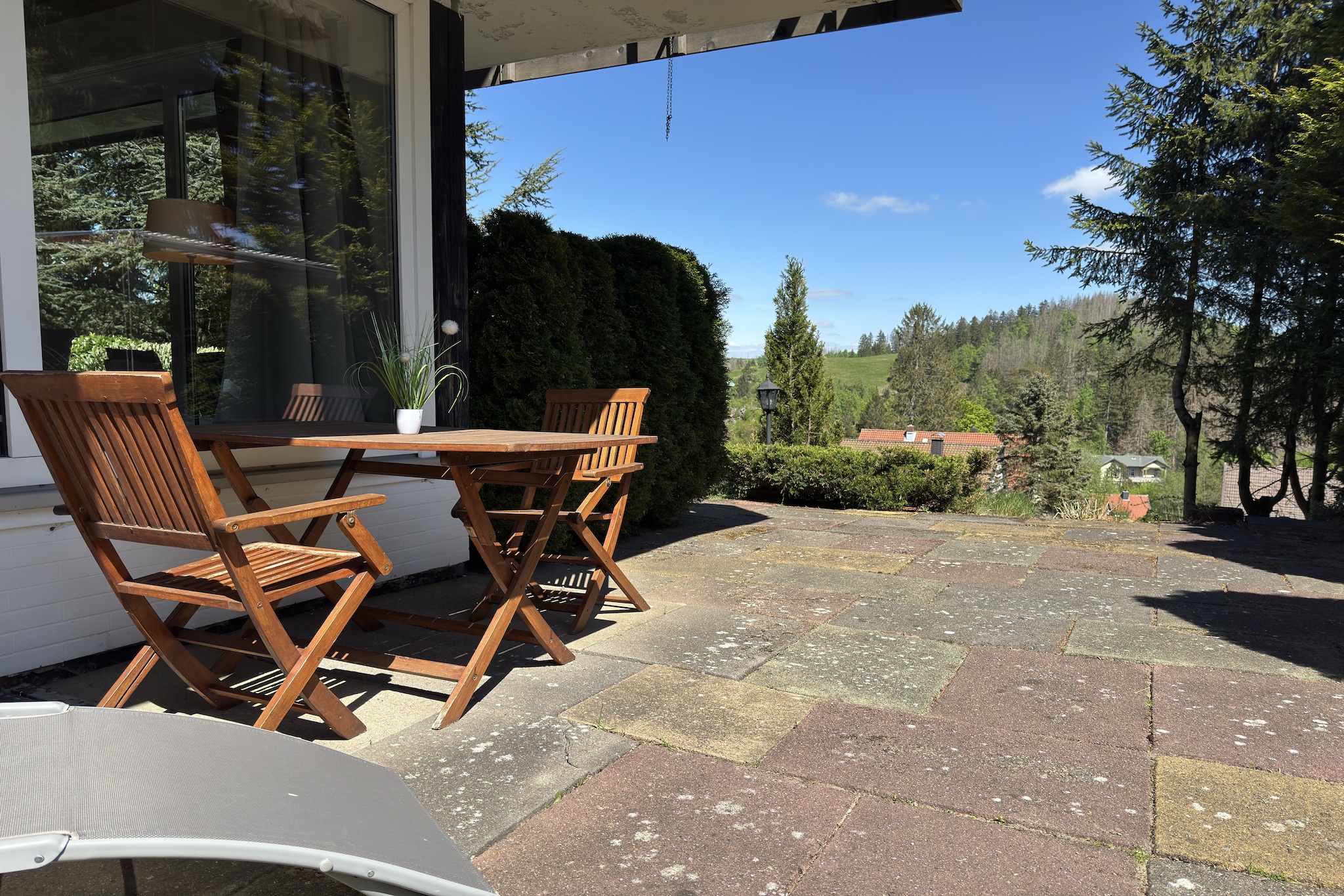 Kombination Bärenhütte  Hirschblick 10 Erw 2 Kinder-Terrasbalkon