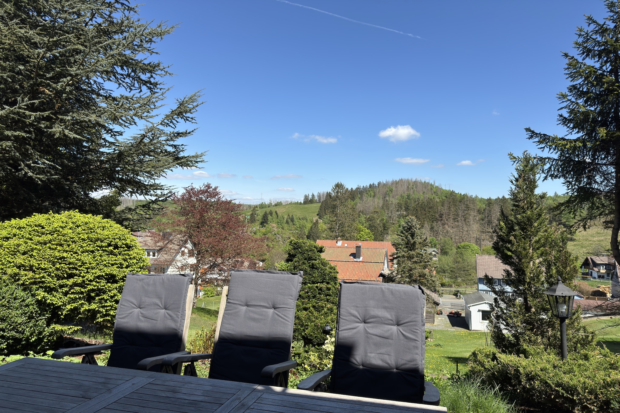 Kombination Bärenhütte  Hirschblick 10 Erw 2 Kinder-Terrasbalkon