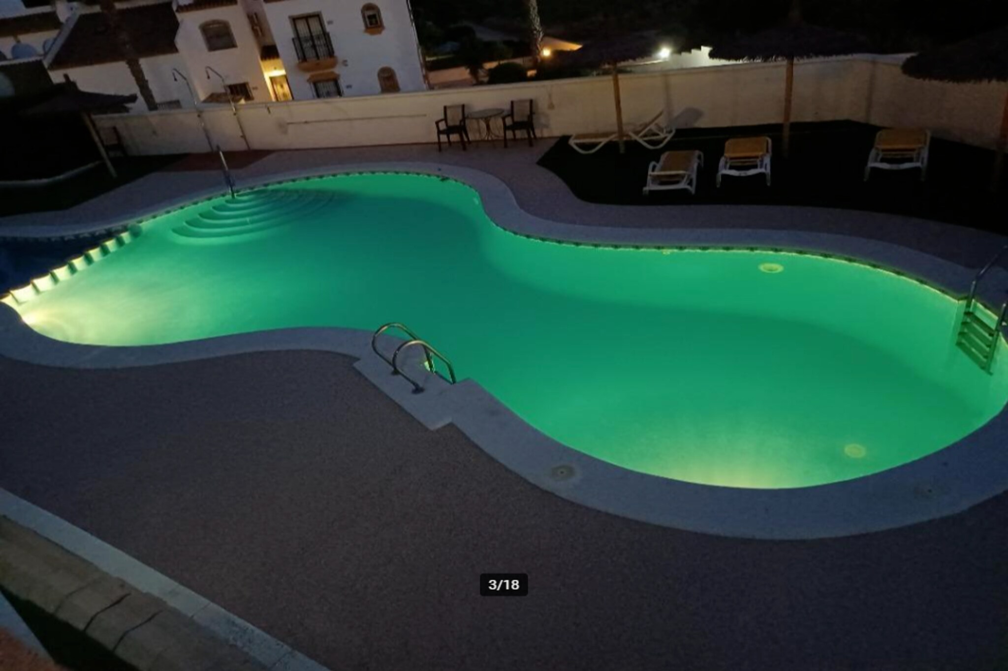 An optional utilities and service fee of EUR 100,00 will be charged before your arrival. Details are given below.<br> This pleasant residence is blessed with a phenomenal view, a private roof terrace and plenty of privacy in a central location on the Costa Blanca. Ideal for sun holidays with family or friends. The house is an ideal base for trips to the beach or the shops (1 km). The Zenia Boulevard, the largest boulevard on the Costa Blanca, is 3 km away and you will find nice shops and cozy restaurants. Start the day with a dip in the communal pool and enjoy a home-made breakfast on the sunny roof terrace with a large suitcase filled with beach equipment. The house offers a fully equipped kitchen, a cozy living room with IPTV connection (more than 15,000 channels and films) and you will be welcomed by made beds. Airport transfer is available at an additional cost of 50 euros per trip by contacting the owner directly. Energy and water consumption are included in the price, but an additional cost can be charged in case of excessive consumption (100 kWh and 1 mÂ³ per week included). About Belvilla When you stay in a Belvilla home, you can rest assured of a unique holiday home in ideal surroundings at an attractive price. The portfolio of accommodations consists of more than 40,000-holiday homes in 20 European countries. Interested in a weekend getaway, a summer or winter sports holiday or simply a short break? Do you prefer the coast, the countryside or the mountains? Whatever your preference, there is a Belvilla home to meet your needs, from a cosy gÃ®te for two to a castle big enough for the entire family, from an apartment in the heart of Rome to a cabin in the middle of nowhere, from a simple tree house to a luxury dream villa and from close to home to the other side of Europe. A Belvilla home gives you the freedom to enjoy breakfast in your pyjamas or continue a good conversation into the morning hours without having to worry about the bar's closing time. Prepare gourmet meals with fresh local ingredients in your own kitchen and take advantage of having your own swimming pool to do as many cannonballs as you want! In other words, you can enjoy complete privacy in your home away from home. About Belvilla When you stay in a Belvilla home, you can rest assured of a unique holiday home in ideal surroundings at an attractive price. The portfolio of accommodations consists of more than 40,000-holiday homes in 20 European countries. Interested in a weekend getaway, a summer or winter sports holiday or simply a short break? Do you prefer the coast, the countryside or the mountains? Whatever your preference, there is a Belvilla home to meet your needs, from a cosy gÃ®te for two to a castle big enough for the entire family, from an apartment in the heart of Rome to a cabin in the middle of nowhere, from a simple tree house to a luxury dream villa and from close to home to the other side of Europe. A Belvilla home gives you the freedom to enjoy breakfast in your pyjamas or continue a good conversation into the morning hours without having to worry about the bar's closing time. Prepare gourmet meals with fresh local ingredients in your own kitchen and take advantage of having your own swimming pool to do as many cannonballs as you want! In other words, you can enjoy complete privacy in your home away from home. <br><b> Optional Utilities & Service Package </b><br><b> An optional utilities and service package of EUR 100,00 </b> can be selected prior to your arrival. You will receive a separate communication with the payment link should you wish to include it.<br>This package ensures a seamless stay and conveniently covers services such as final cleaning, utility consumption, service support, and protection against minor damages or incidental costs during your stay.<br>Guests who prefer may manage these services independently, provided the property is returned in good order at check-out.