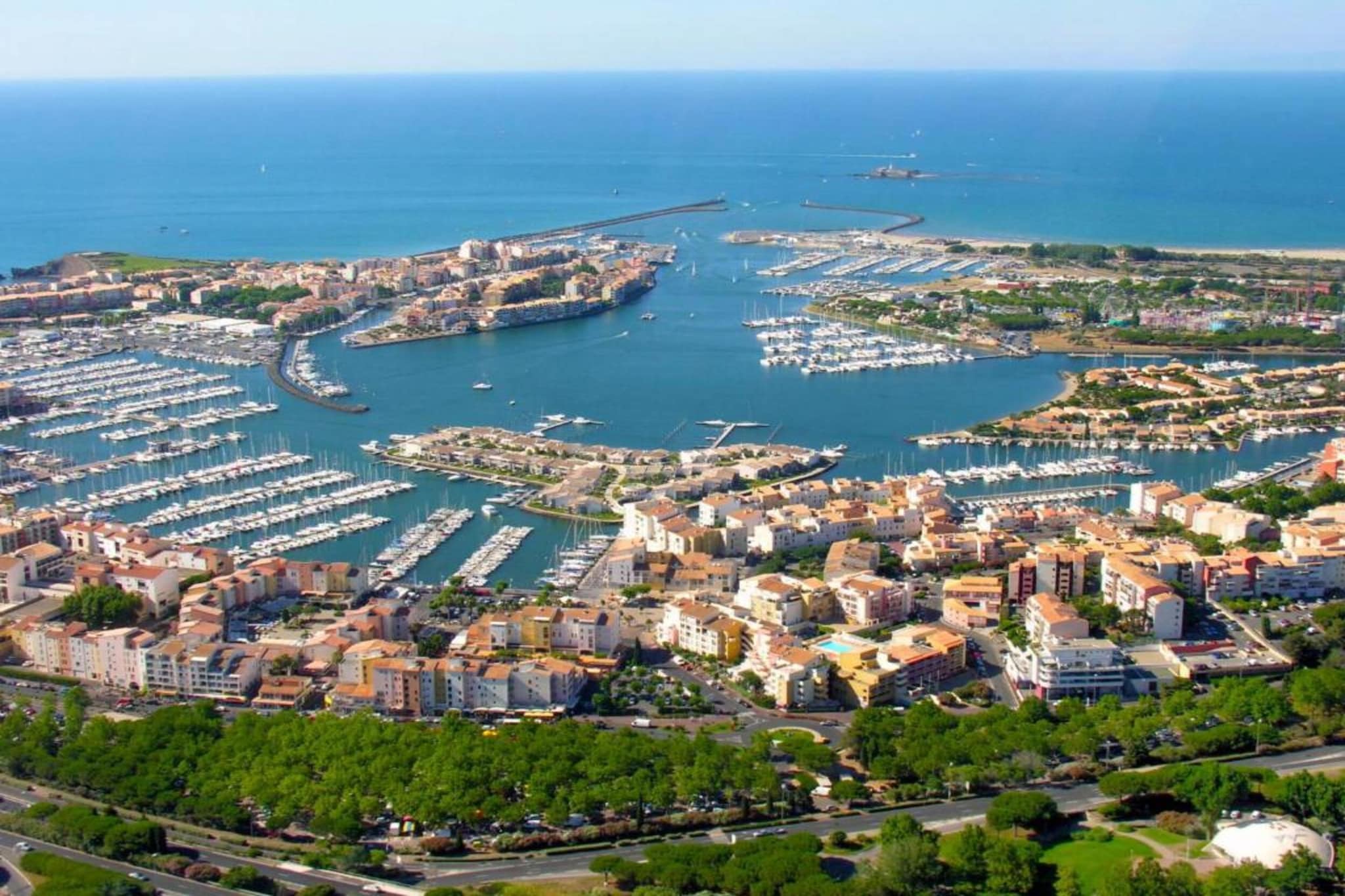 Beach Resort Agde 3-Gebieden zomer 20km