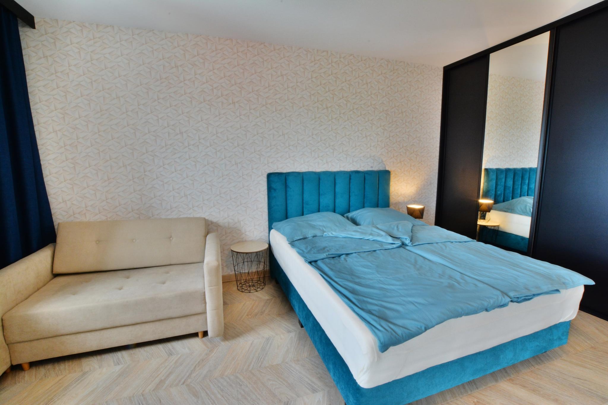 Apartament nr 3 3-osobowy 29 m2 Ustronie Morskie-Slaapkamer