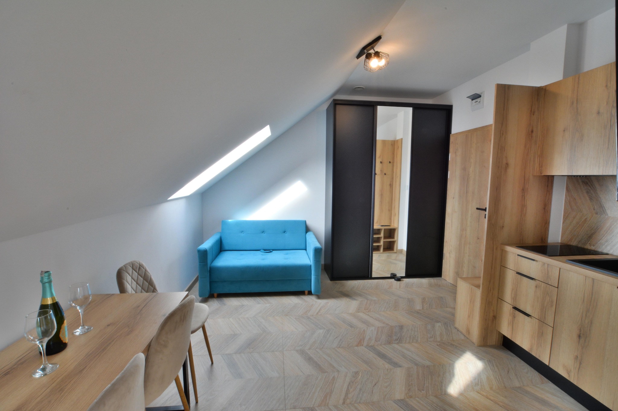 Apartament Nr 5 3-osobowy 25 m2 Ustronie Morskie-Woonkamer