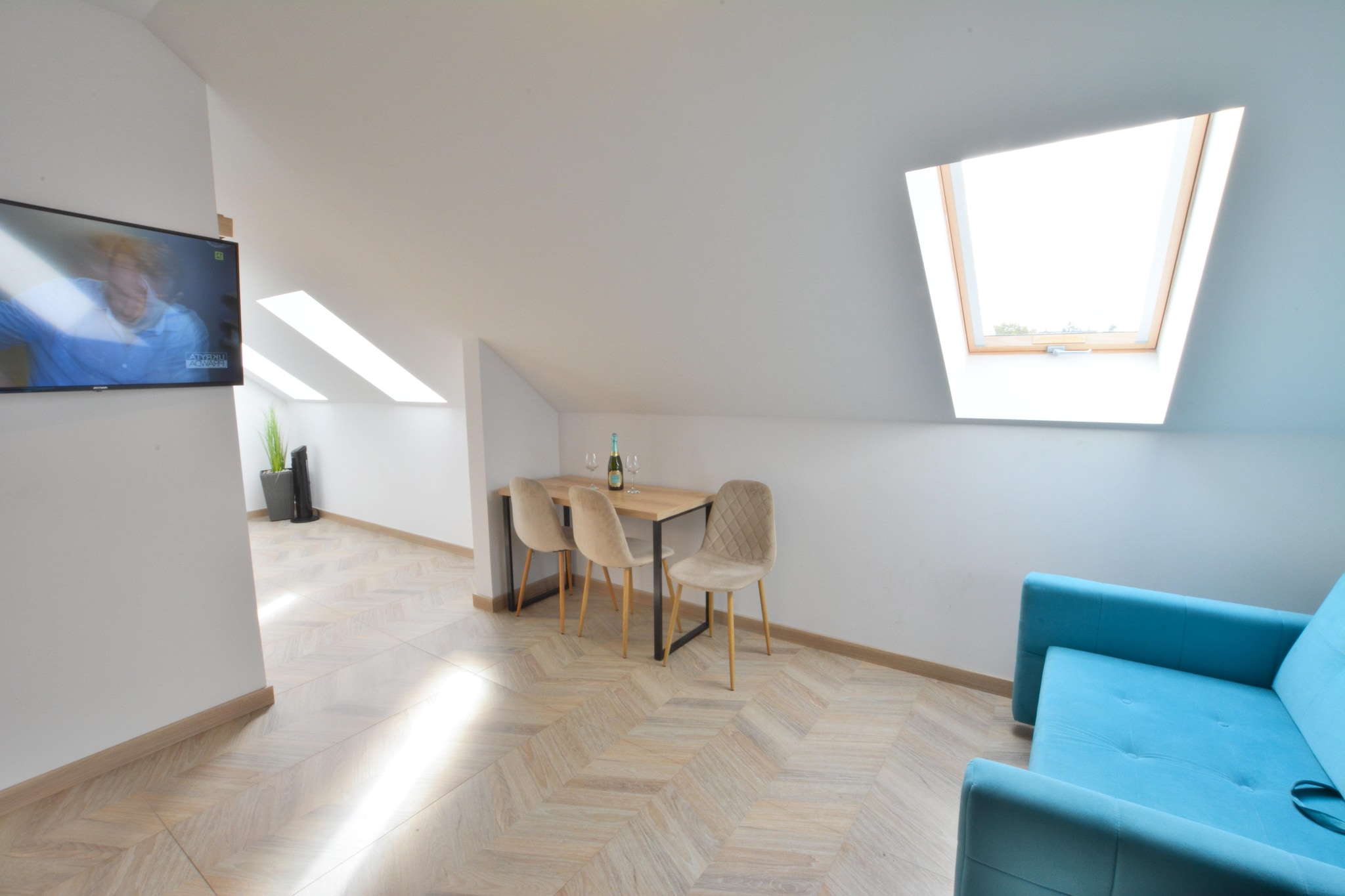 Apartament Nr 5 3-osobowy 25 m2 Ustronie Morskie-Woonkamer