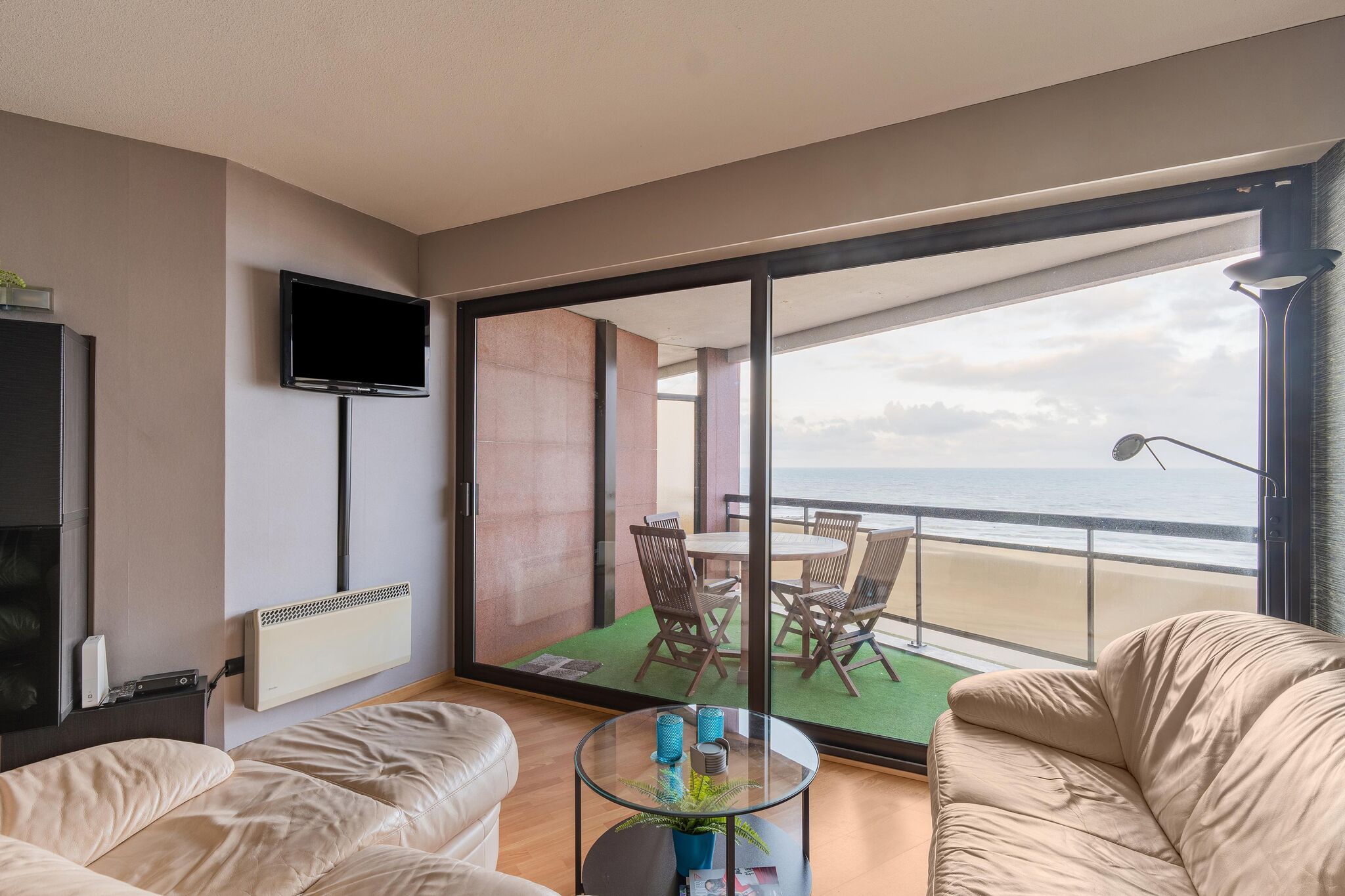 Prachtig appartement in Blankenberge met uitzicht op zee