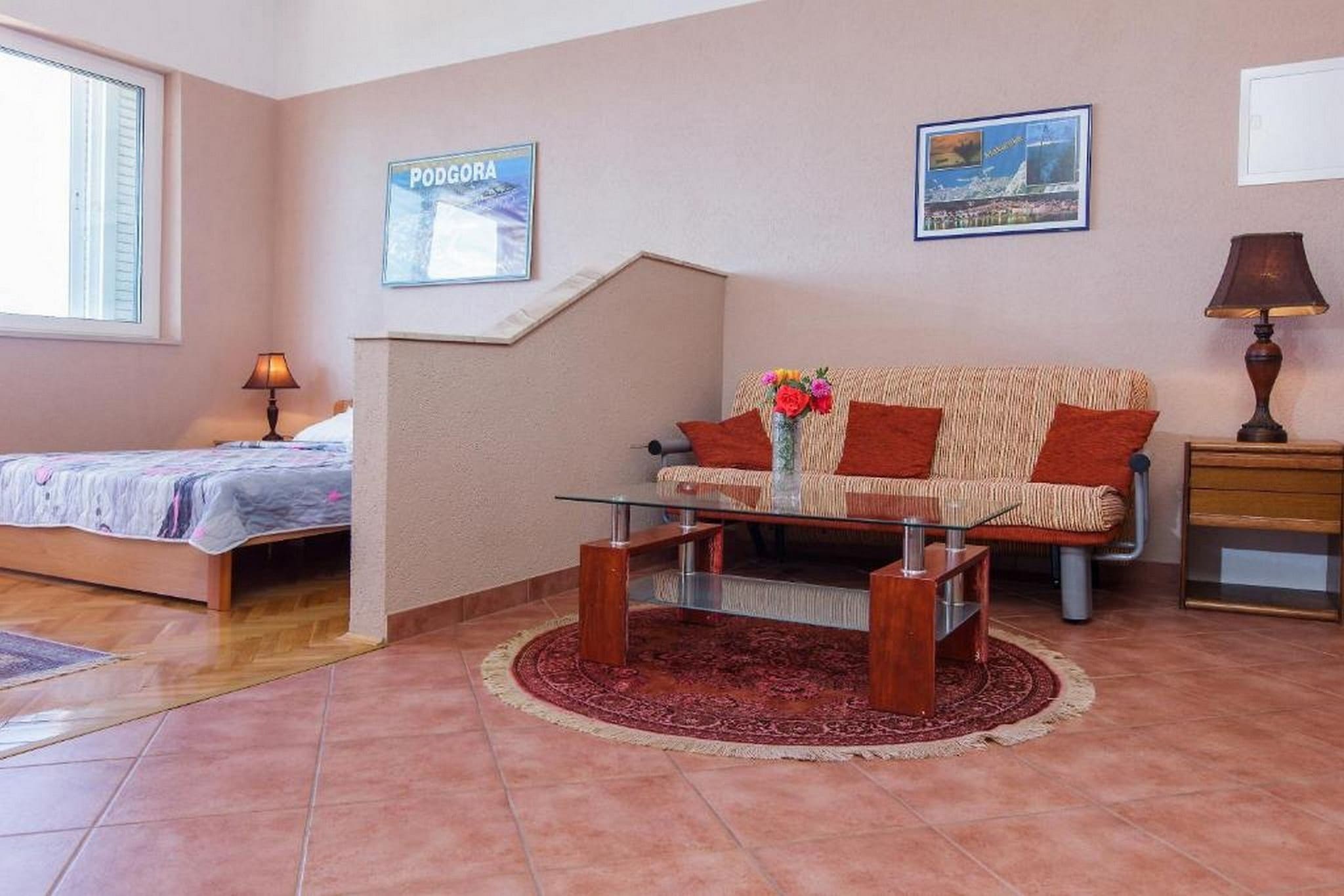 Summerheaven Apartments - Studio Apartment with Terrace and Sea View A2 - Woonkamer