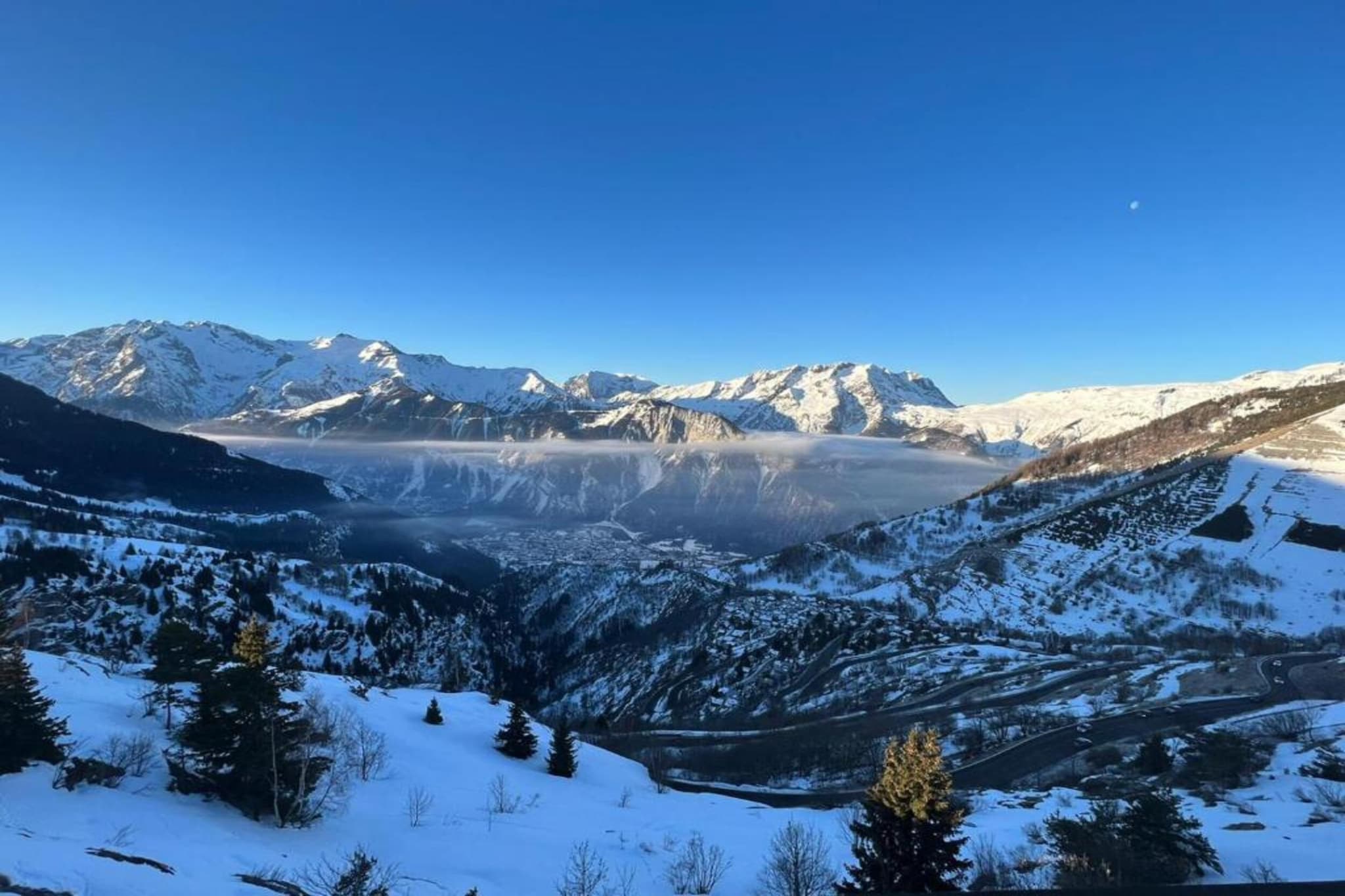 Chalet Mélusine-Gebiet Winter 20 km