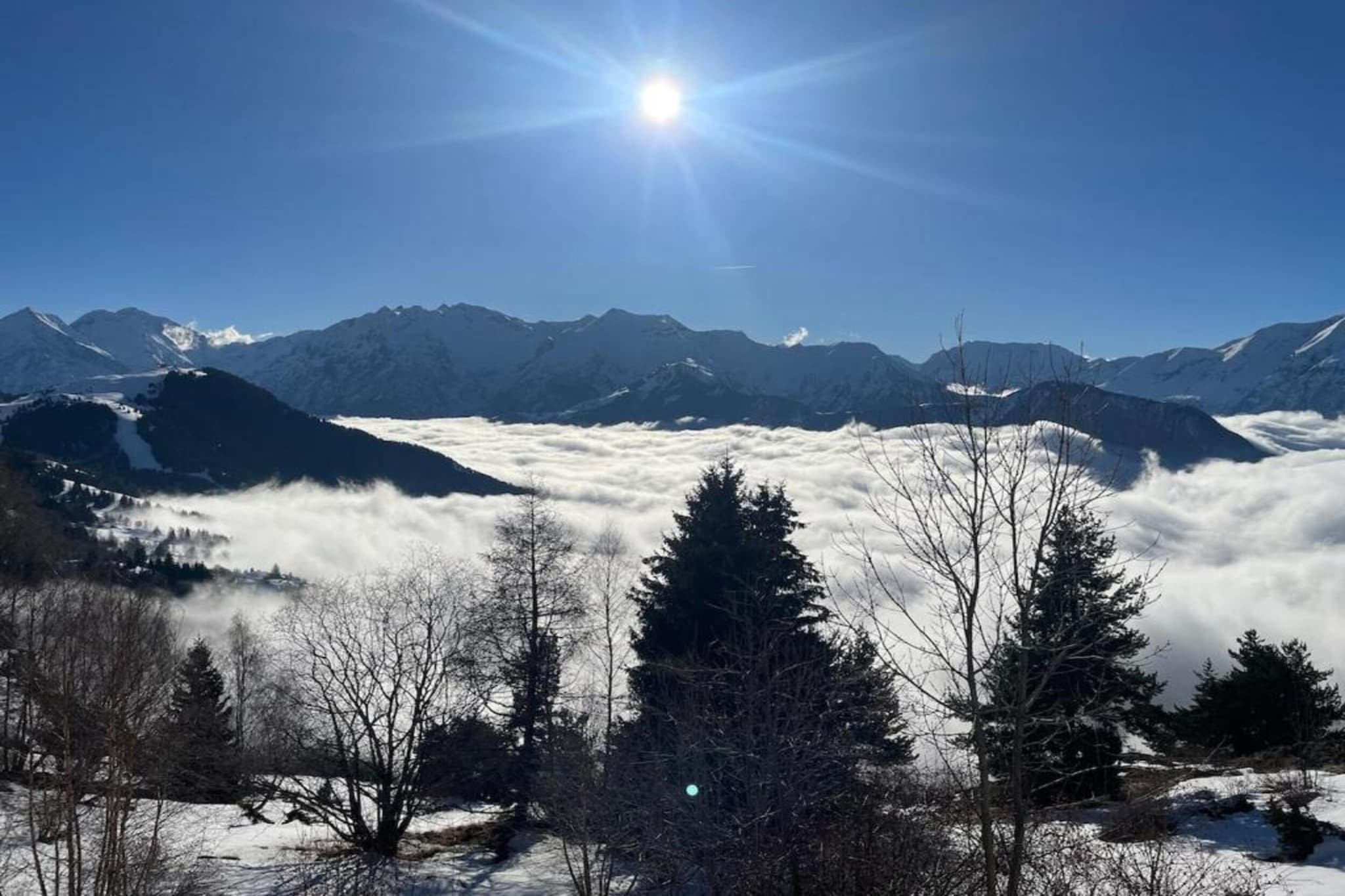 Chalet Mélusine-Gebiet Winter 20 km