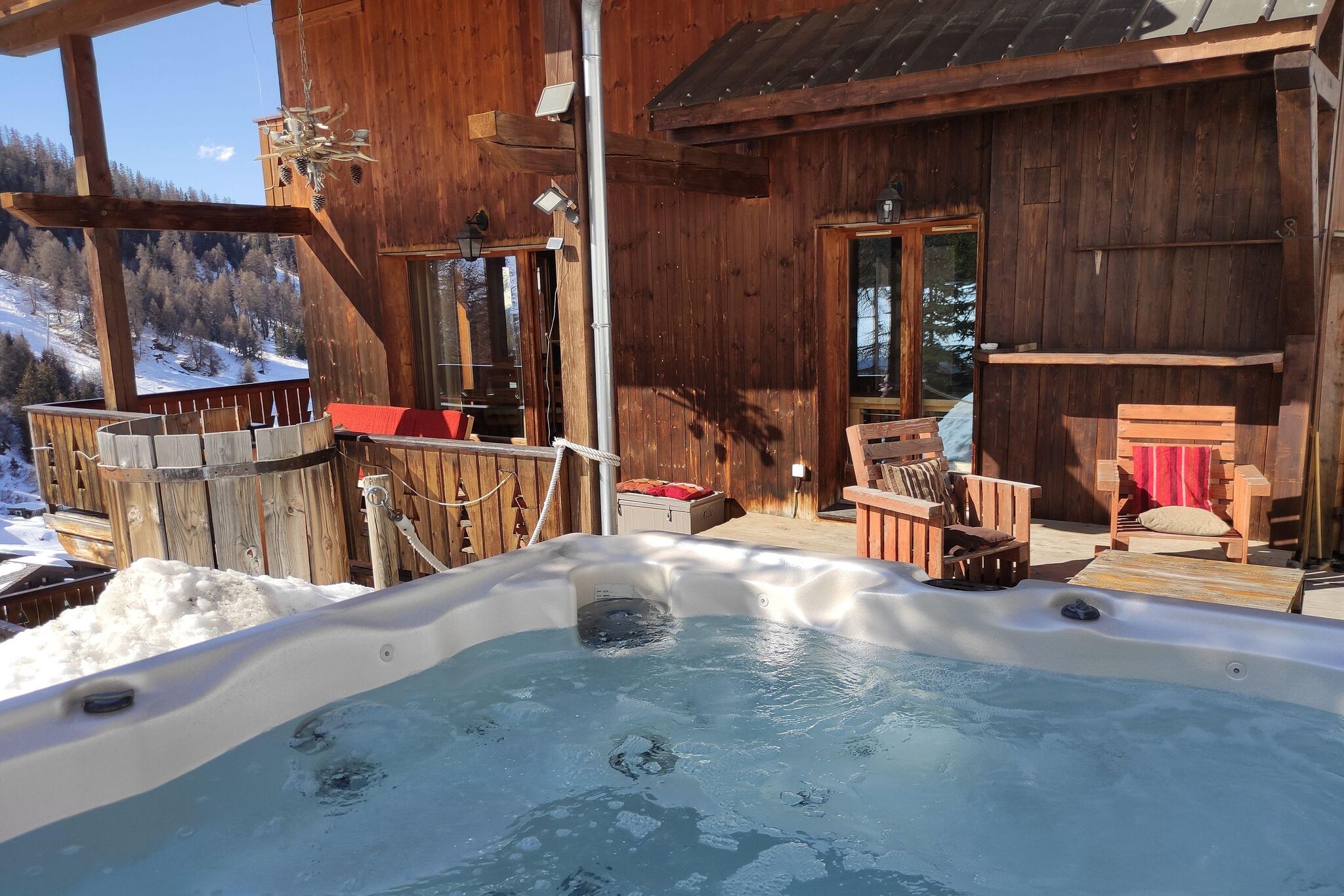 Atmospheric 14-person chalet in Plagne 1800